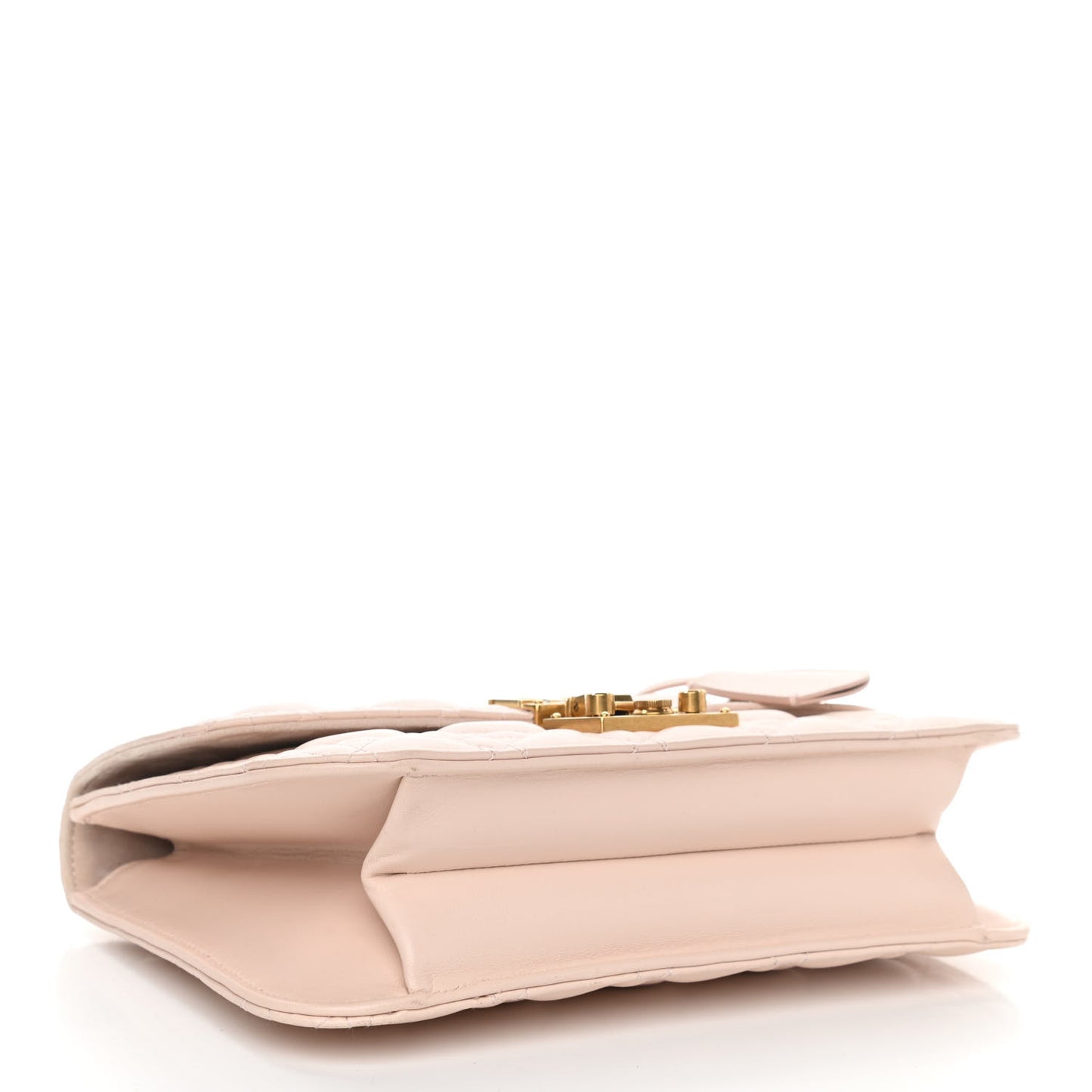 Lambskin Cannage Large Dioraddict Flap Rose Poudre