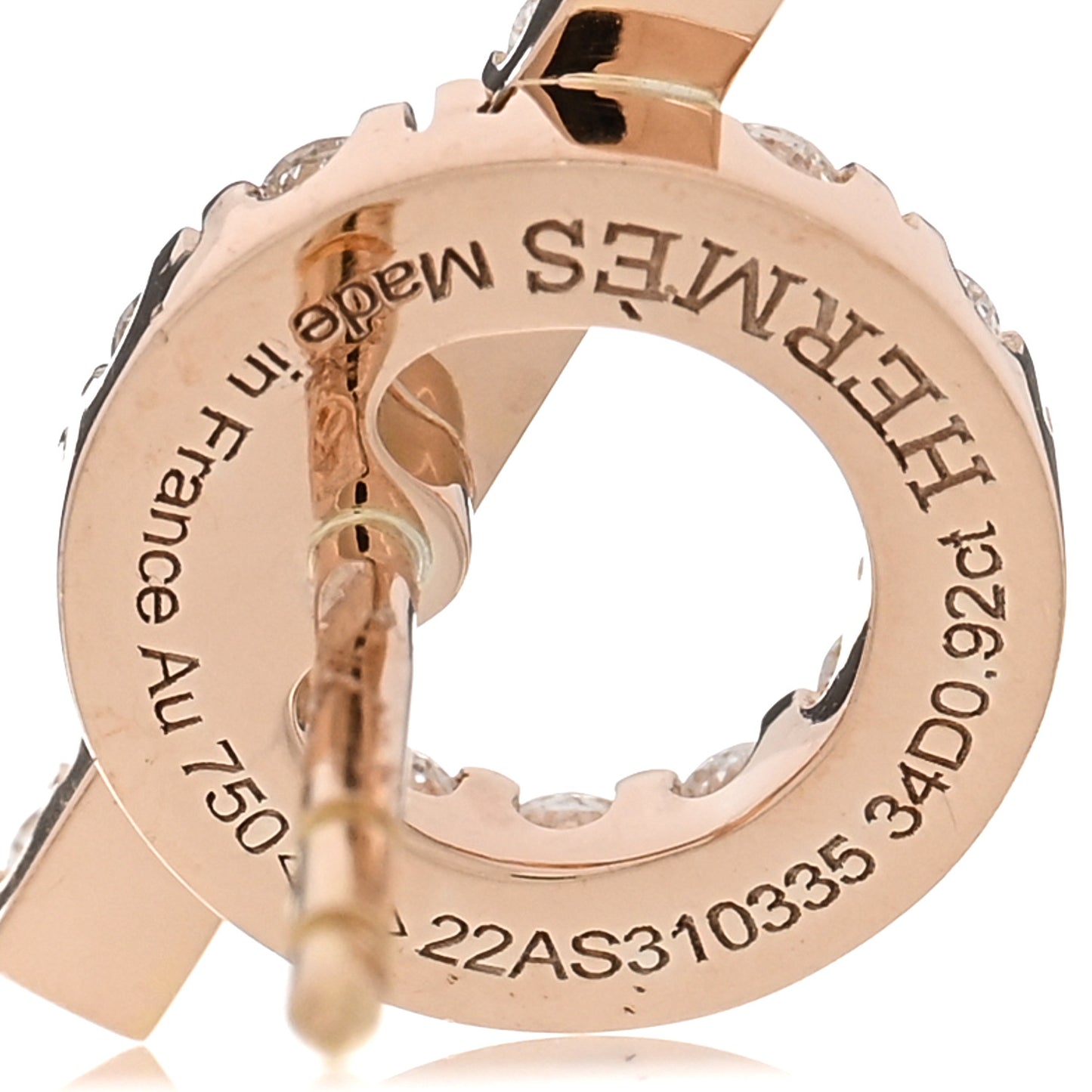 18K Rose Gold Diamond Finesse Earrings