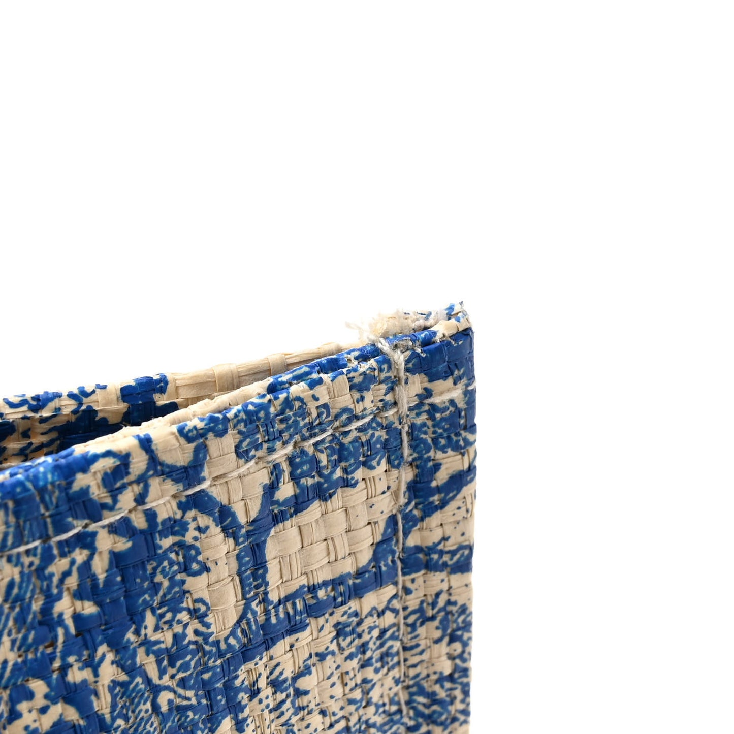 Straw Dioriviera Tote Blue