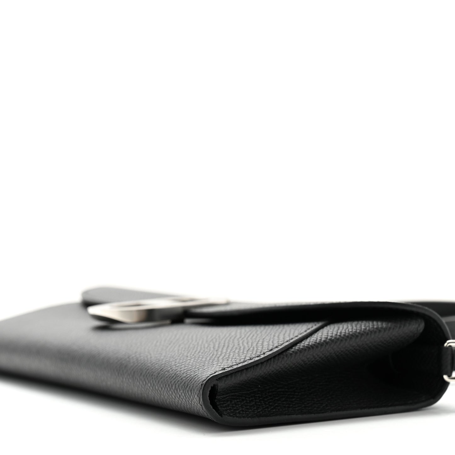 Epsom Enamel Maillon Wallet To Go Black