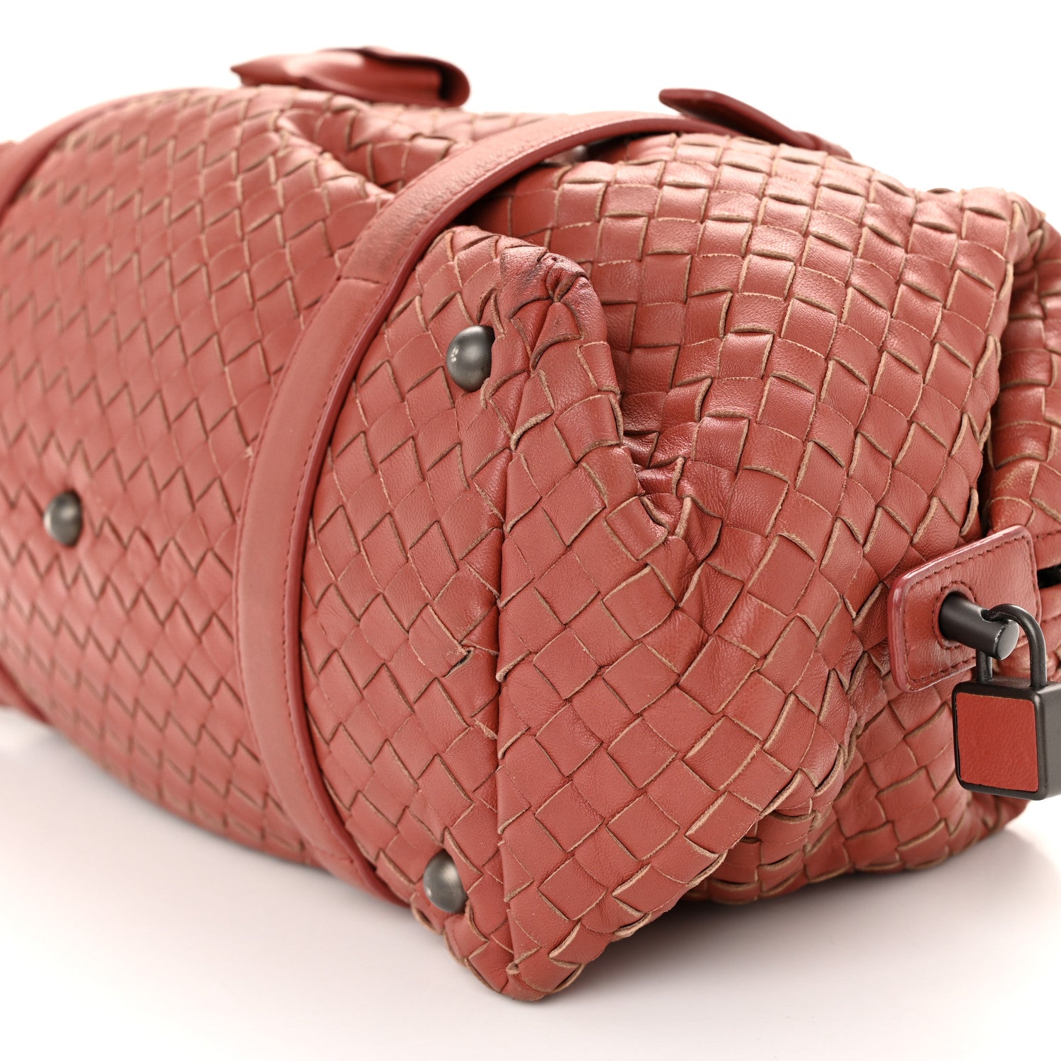 Bottega Veneta Nappa Intrecciato Montaigne Rings Satchel Pompei 10 of 13