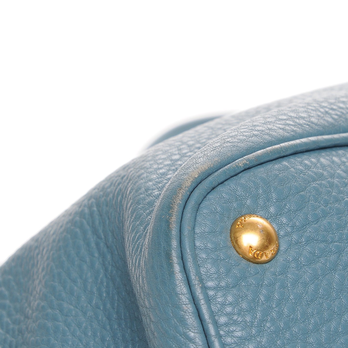 Vitello Daino Shopping Tote Marine