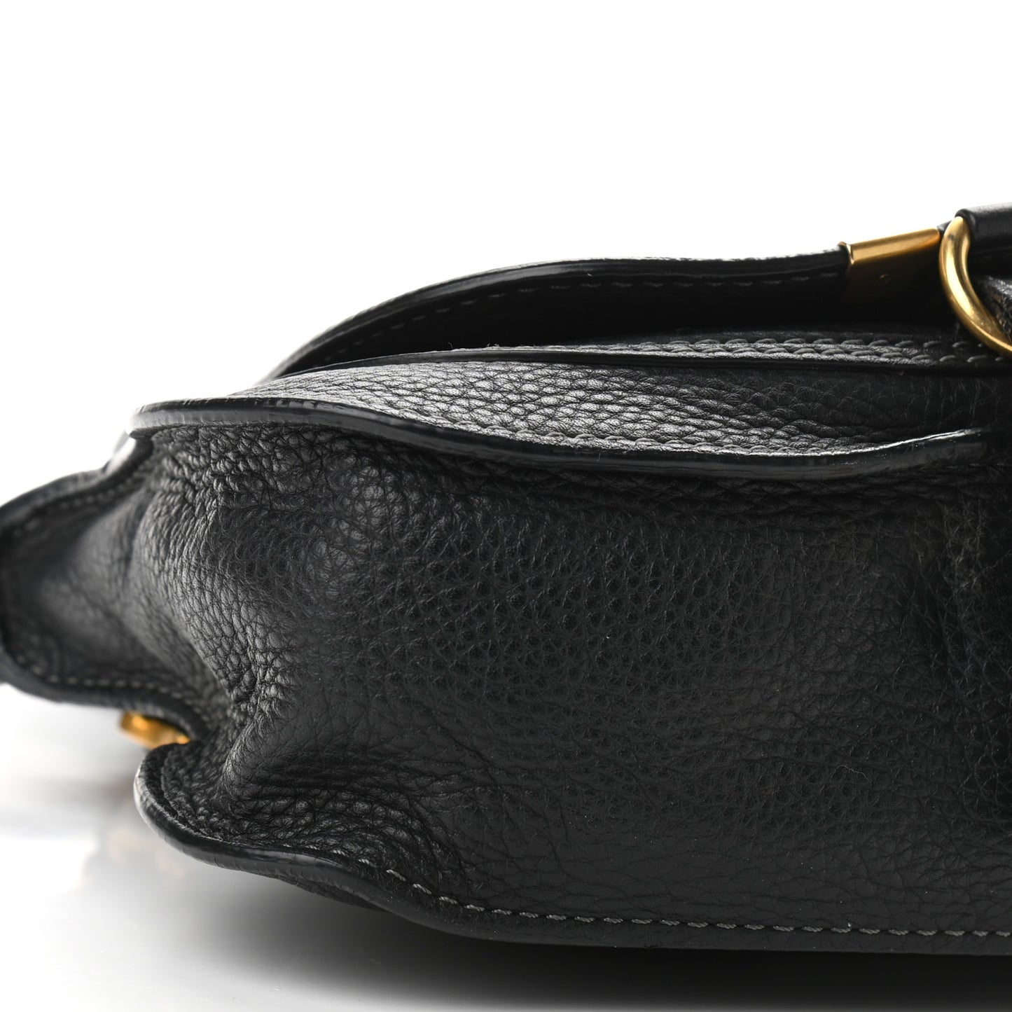 Calfskin Mini Marcie Satchel Black