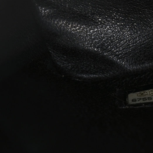 Caviar Quilted Medallion Tote Black