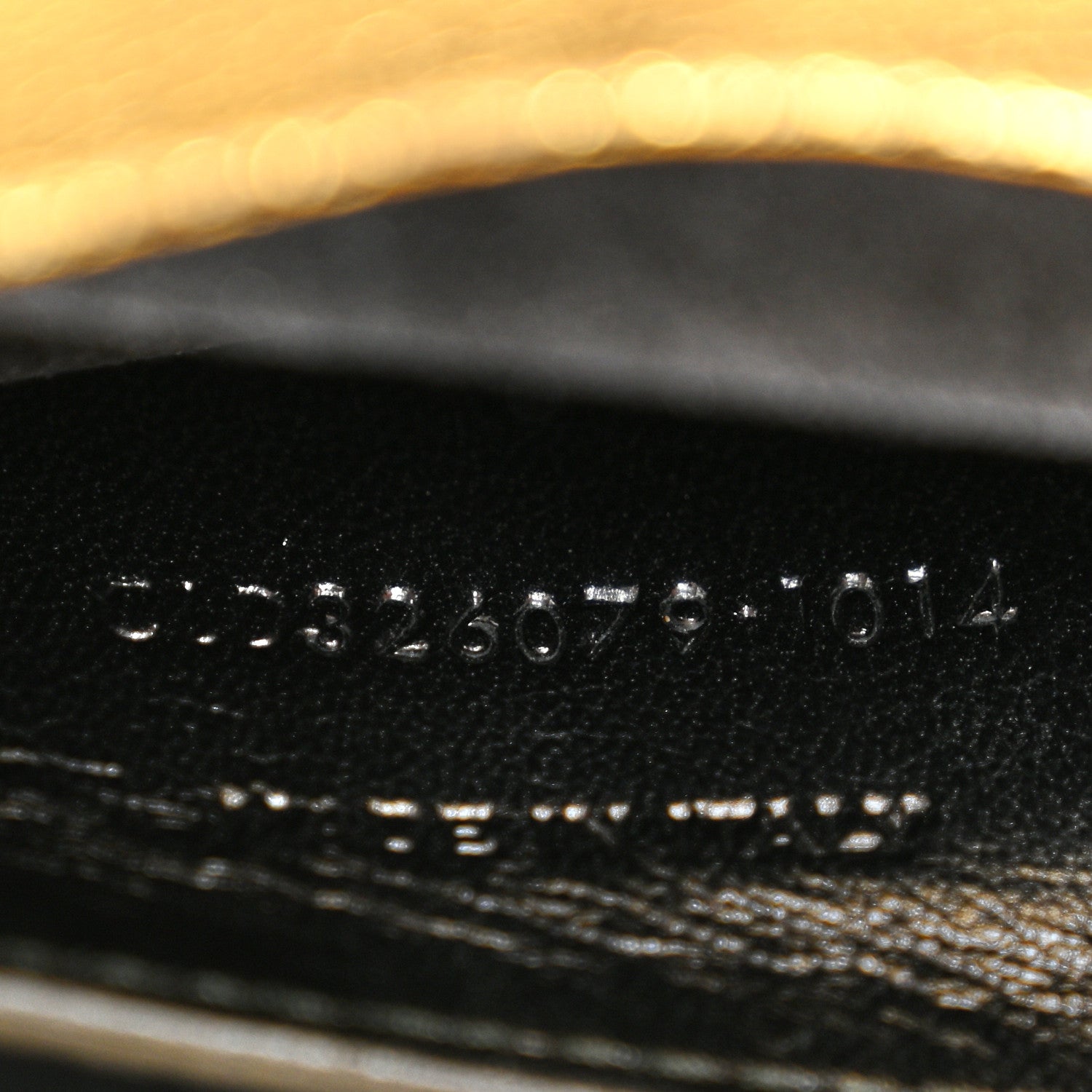 Saint Laurent Metallic Calfskin Classic Monogram Cassandre Clutch Gold 7 of 8
