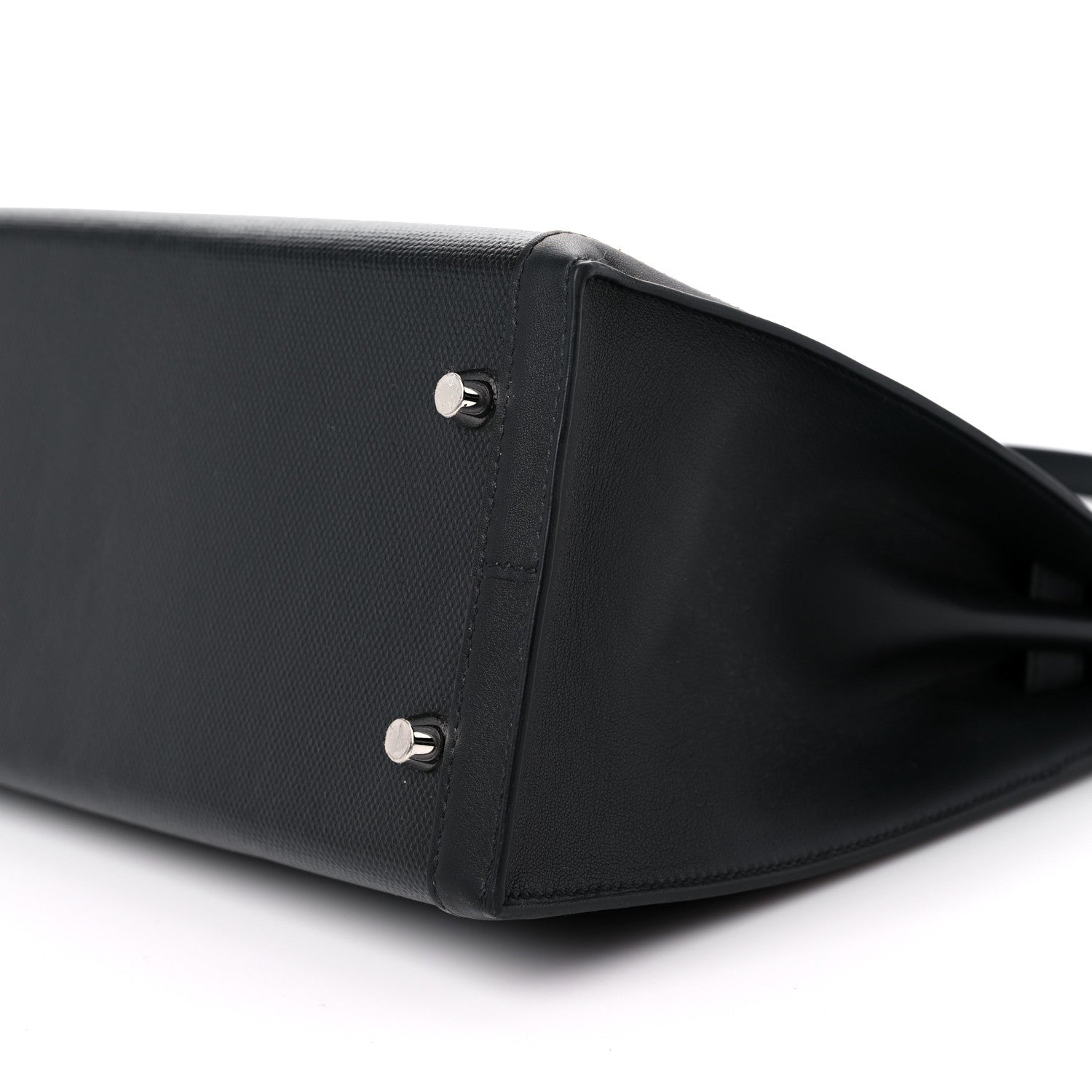 Hermes Berline Toile Swift Kelly Sellier 32 Black Ecru 9 of 10