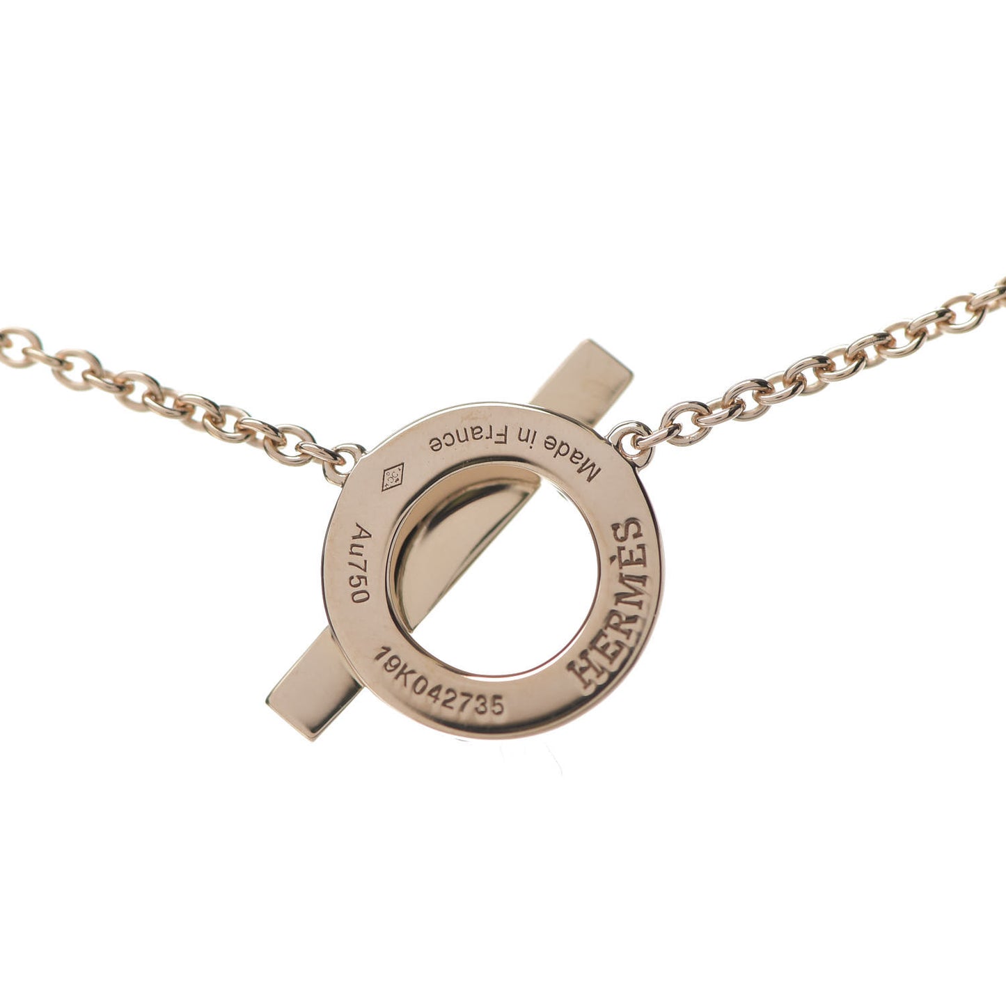 18K Rose Gold Green Sapphire Finesse Pendant Necklace
