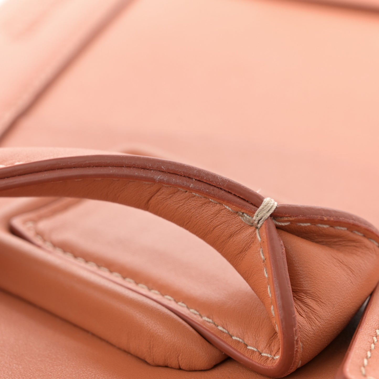 French Calfskin Maxi Intrecciato Medium Arco Caramel