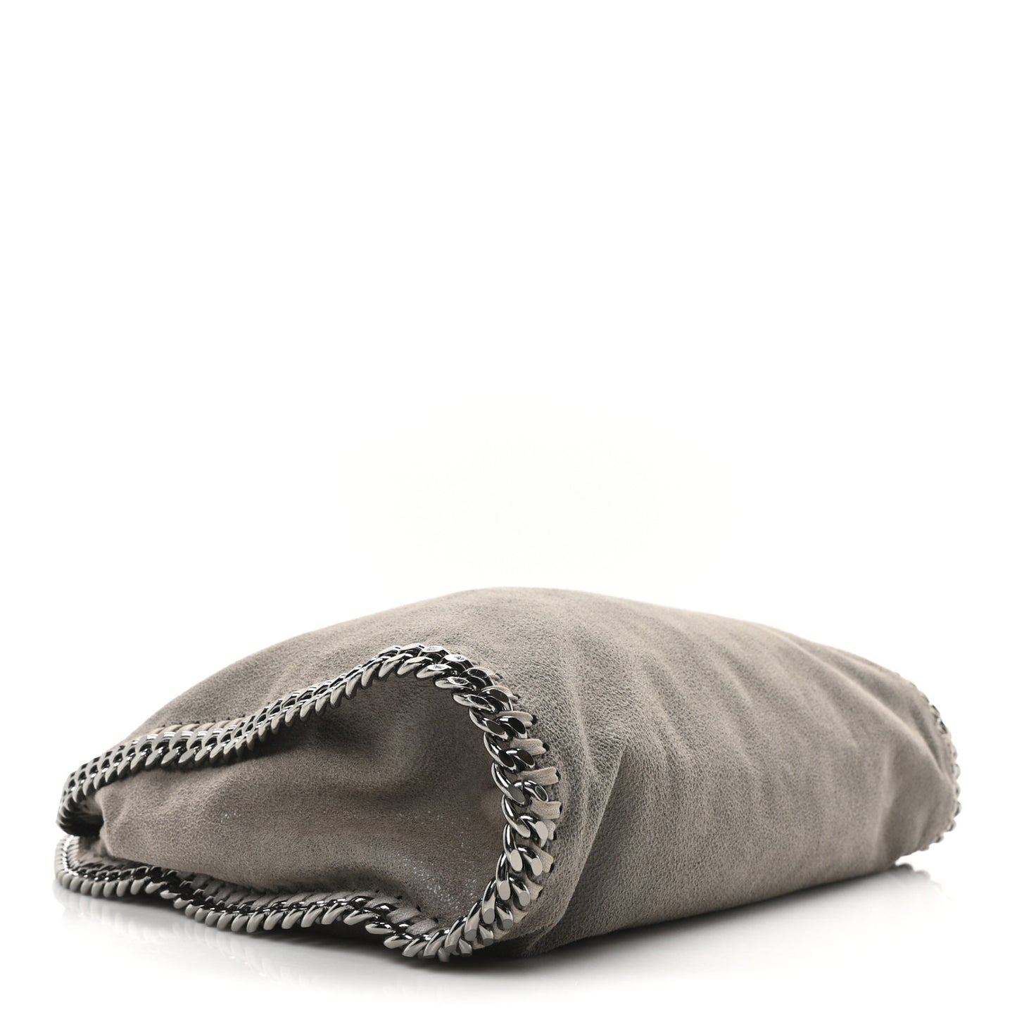 Shaggy Deer Falabella Fold Over Tote Grey