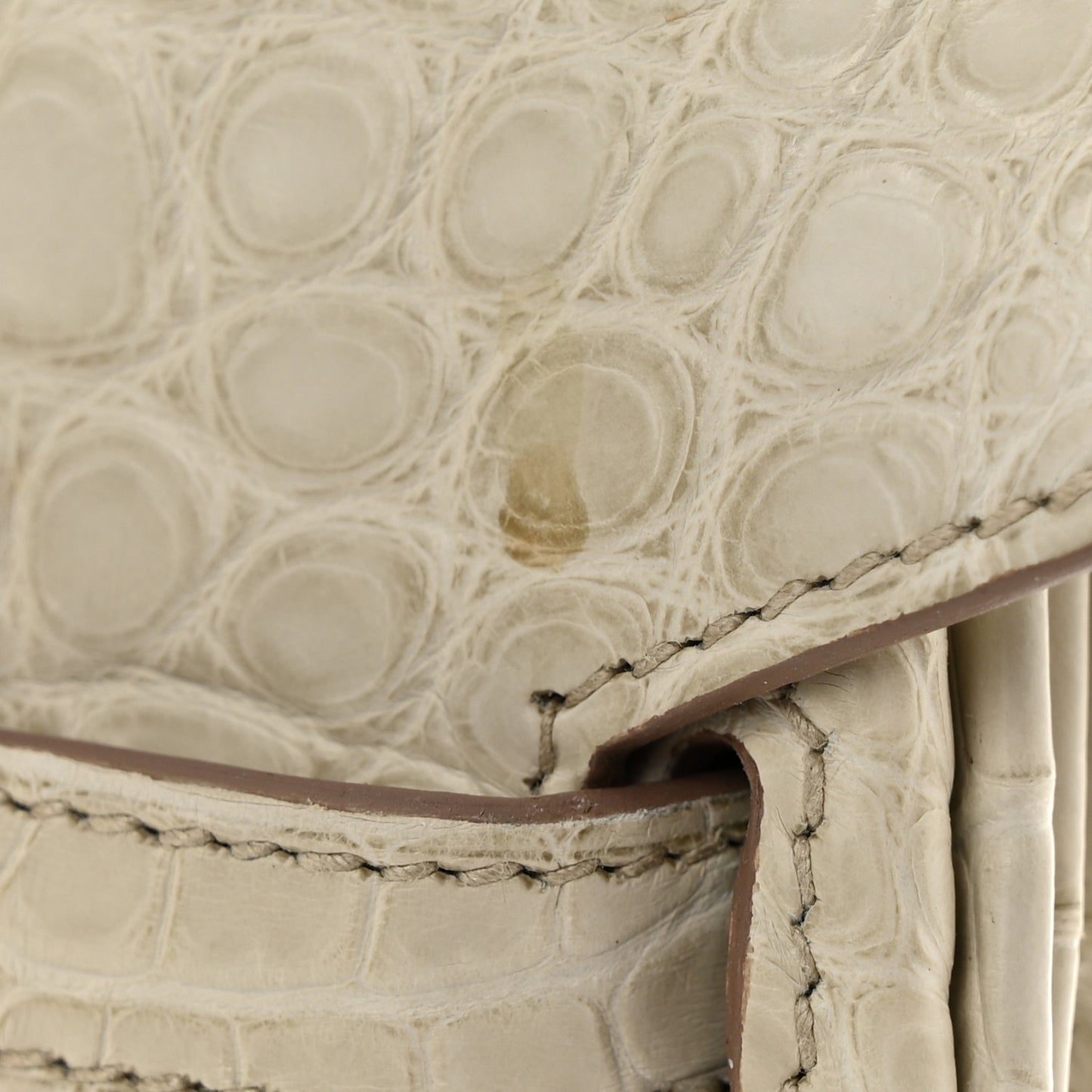 Matte Alligator Birkin 25 Beton