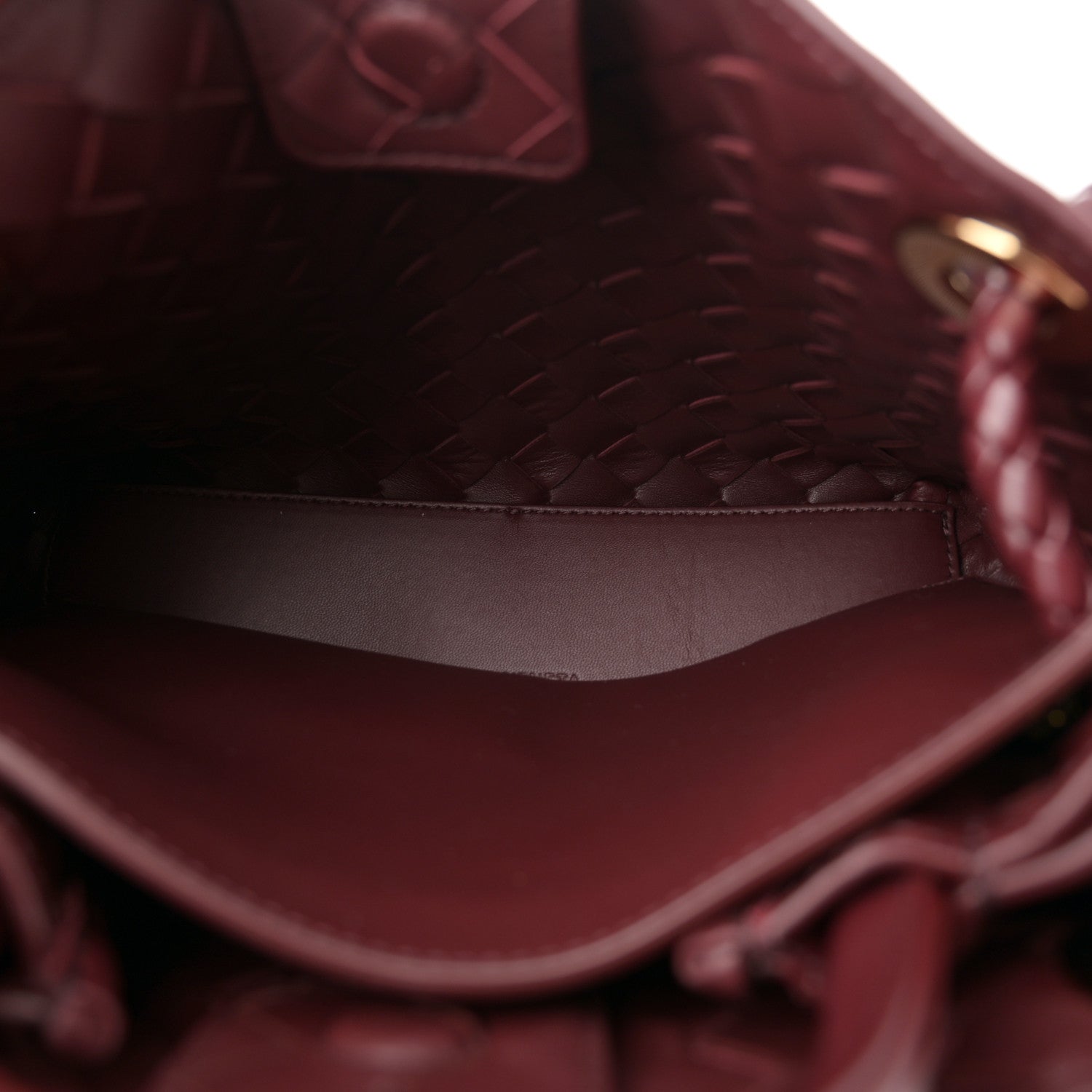 Bottega Veneta Nappa Intrecciato Small Andiamo Shoulder Bag Barolo 5 of 10