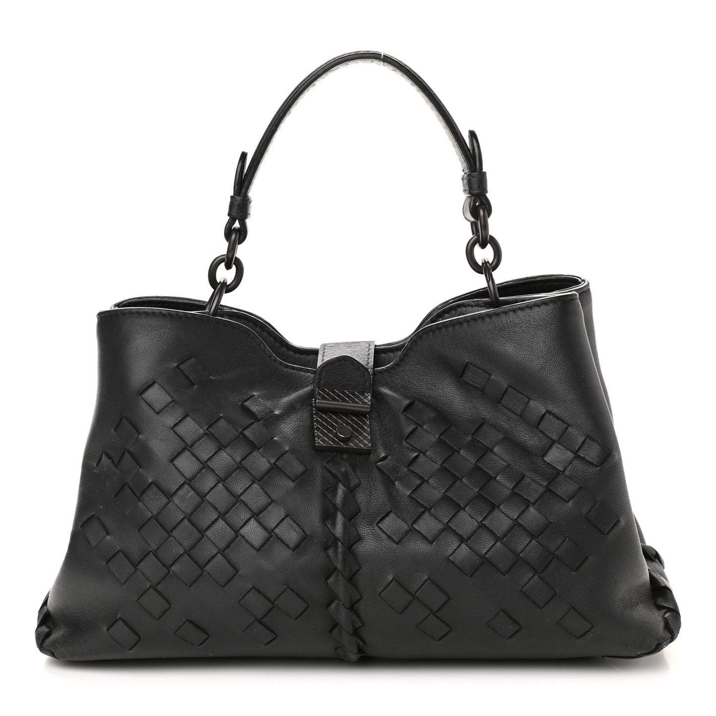 Nappa Intrecciato Tote Black