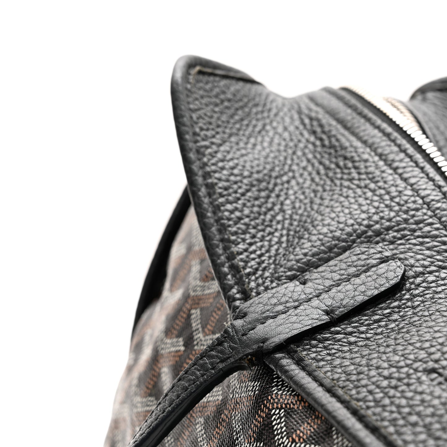 Goyardine Sac Hardy Pet Carrier PM Black