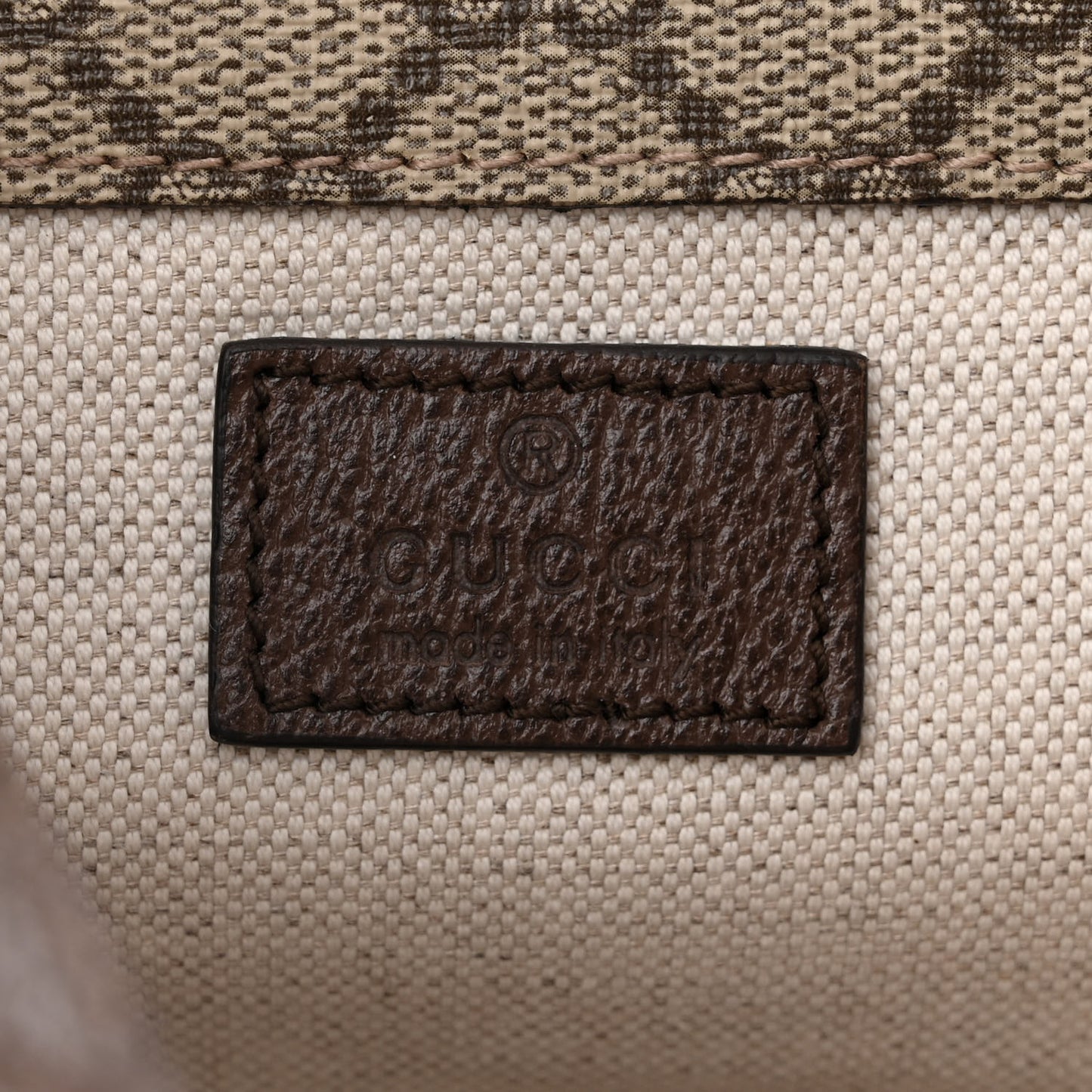 GG Supreme Monogram Web Small Neo Vintage Double Flap Messenger Bag Beige New Acero