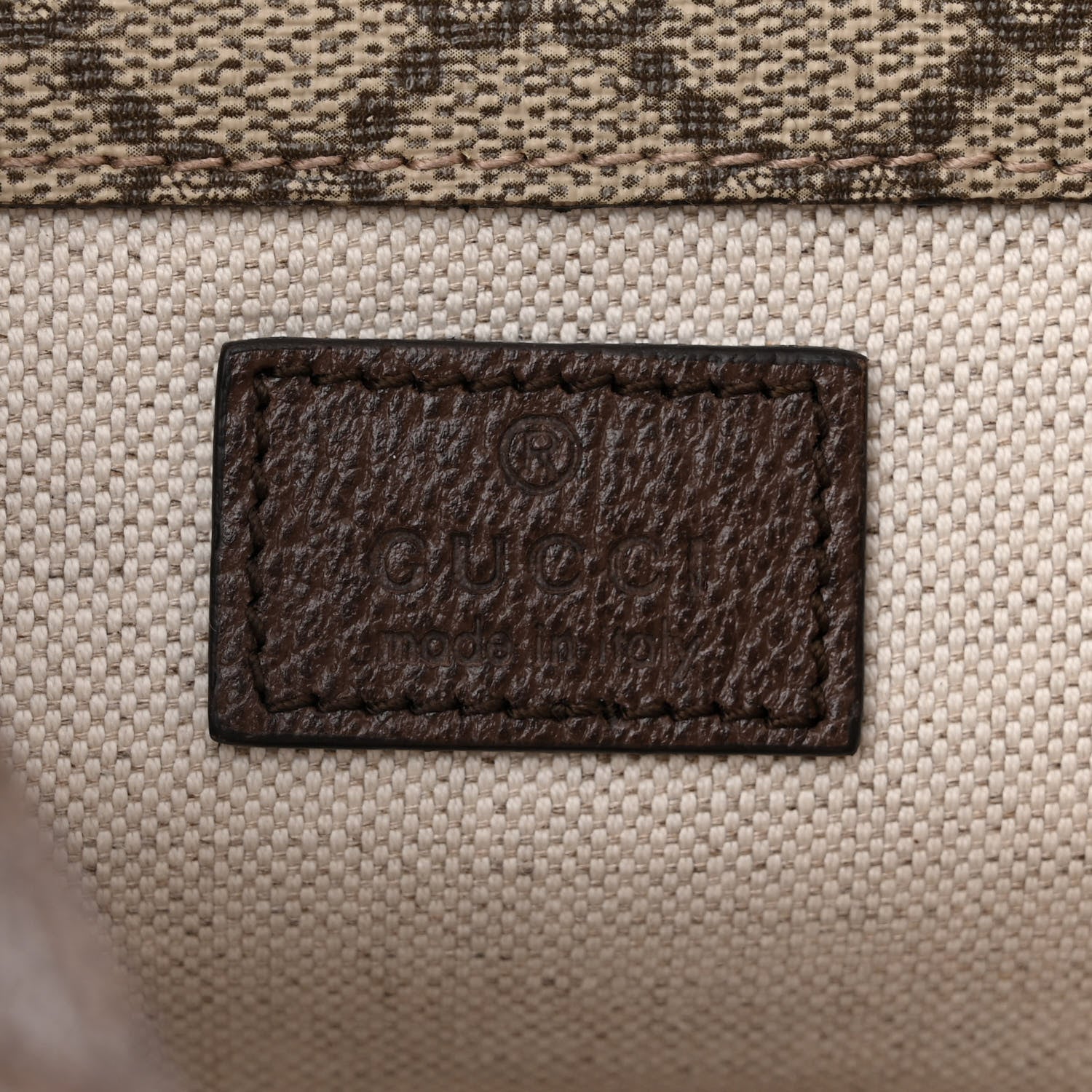 Gucci GG Supreme Monogram Web Small Neo Vintage Double Flap Messenger Bag Beige New Acero 6 of 11