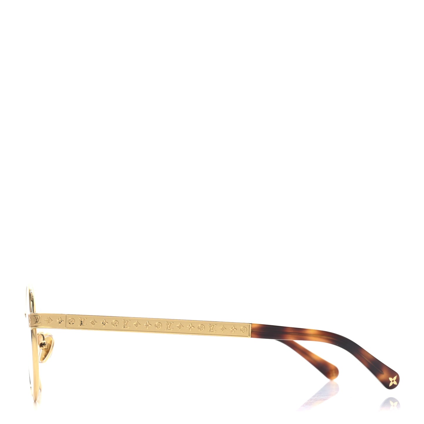 Metal Z2916U LV Aura Round Sunglasses Brown