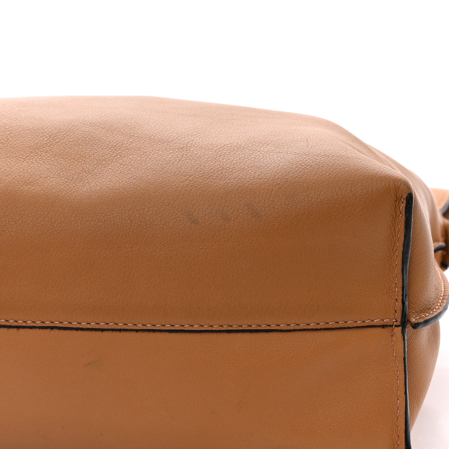 Nappa Flamenco Knot Clutch Warm Desert