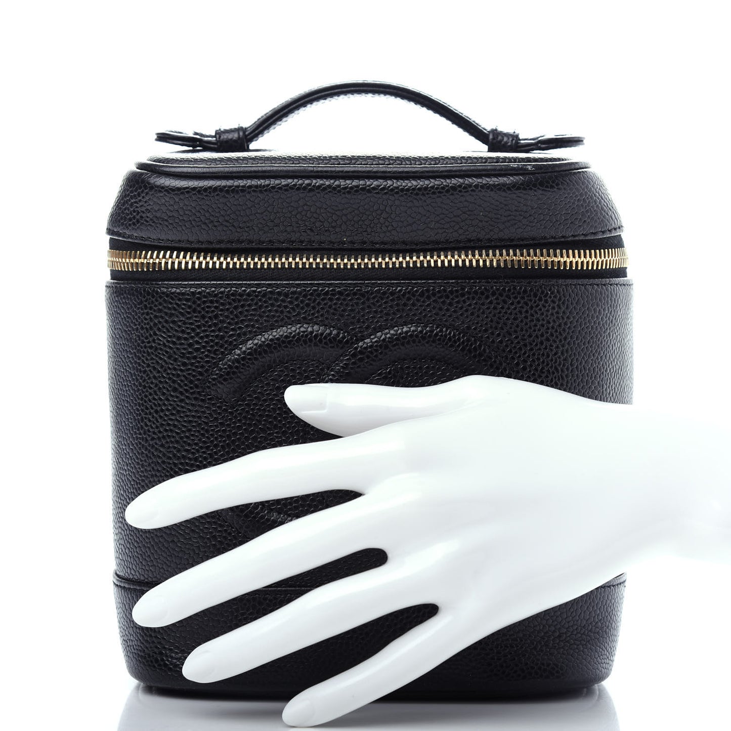 Caviar Cosmetic Vanity Bag Black