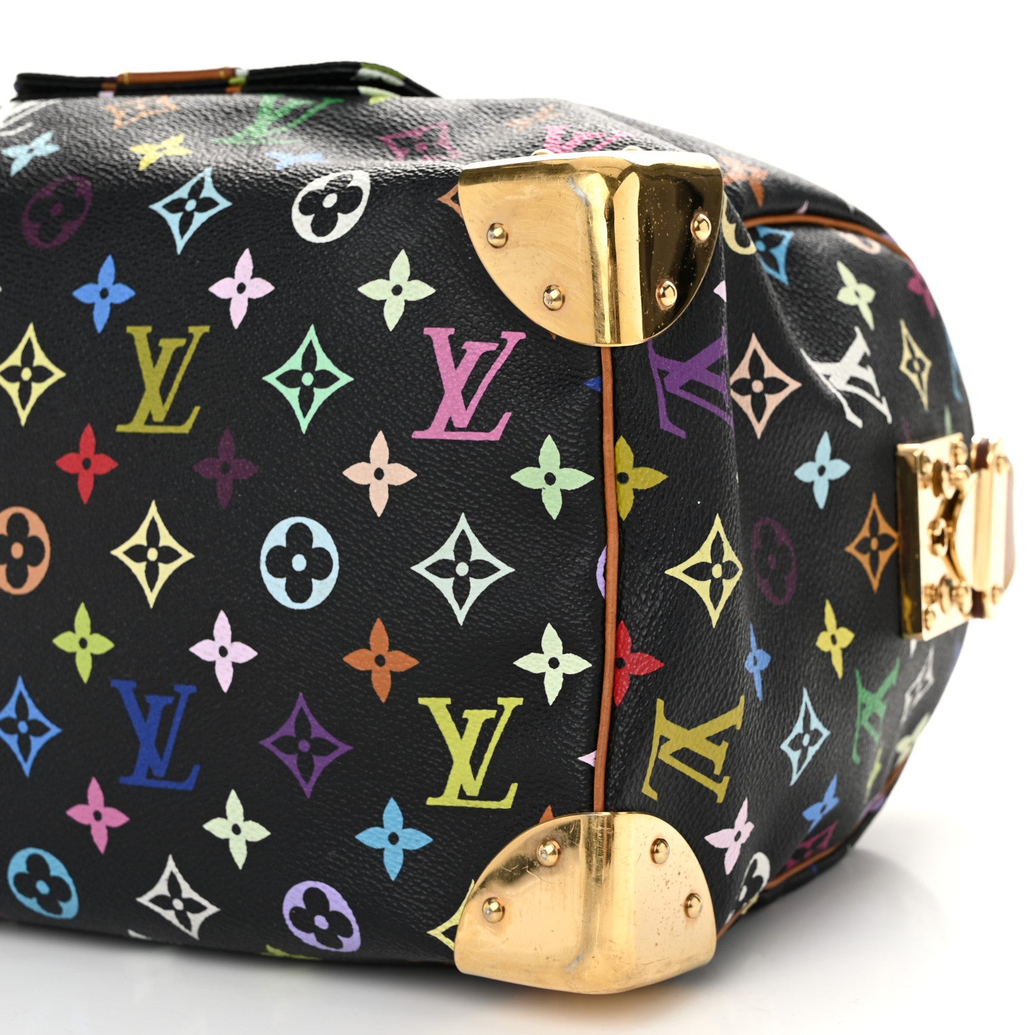 Louis Vuitton Monogram Multicolor Speedy 30 Black 9 of 10