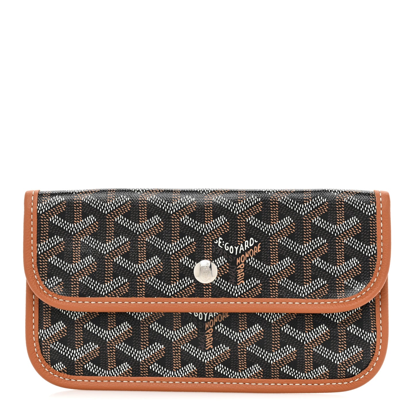 Goyardine Pouch Black Gold