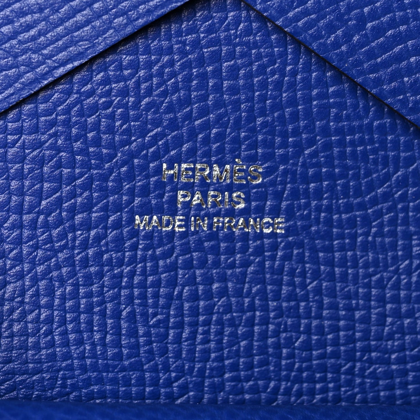 Epsom Calvi Duo Card Case Bleu Electrique