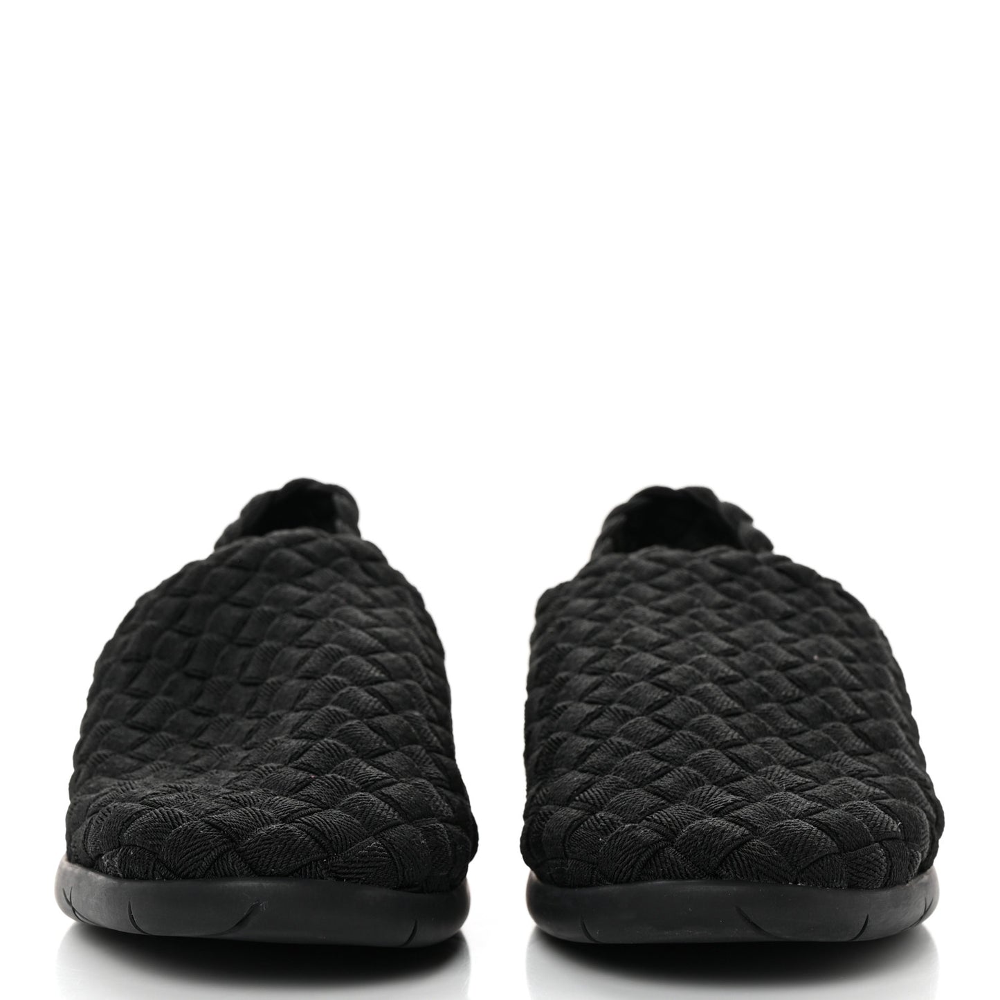 Intrecciato Women's Slip-On Sneakers 36 Black