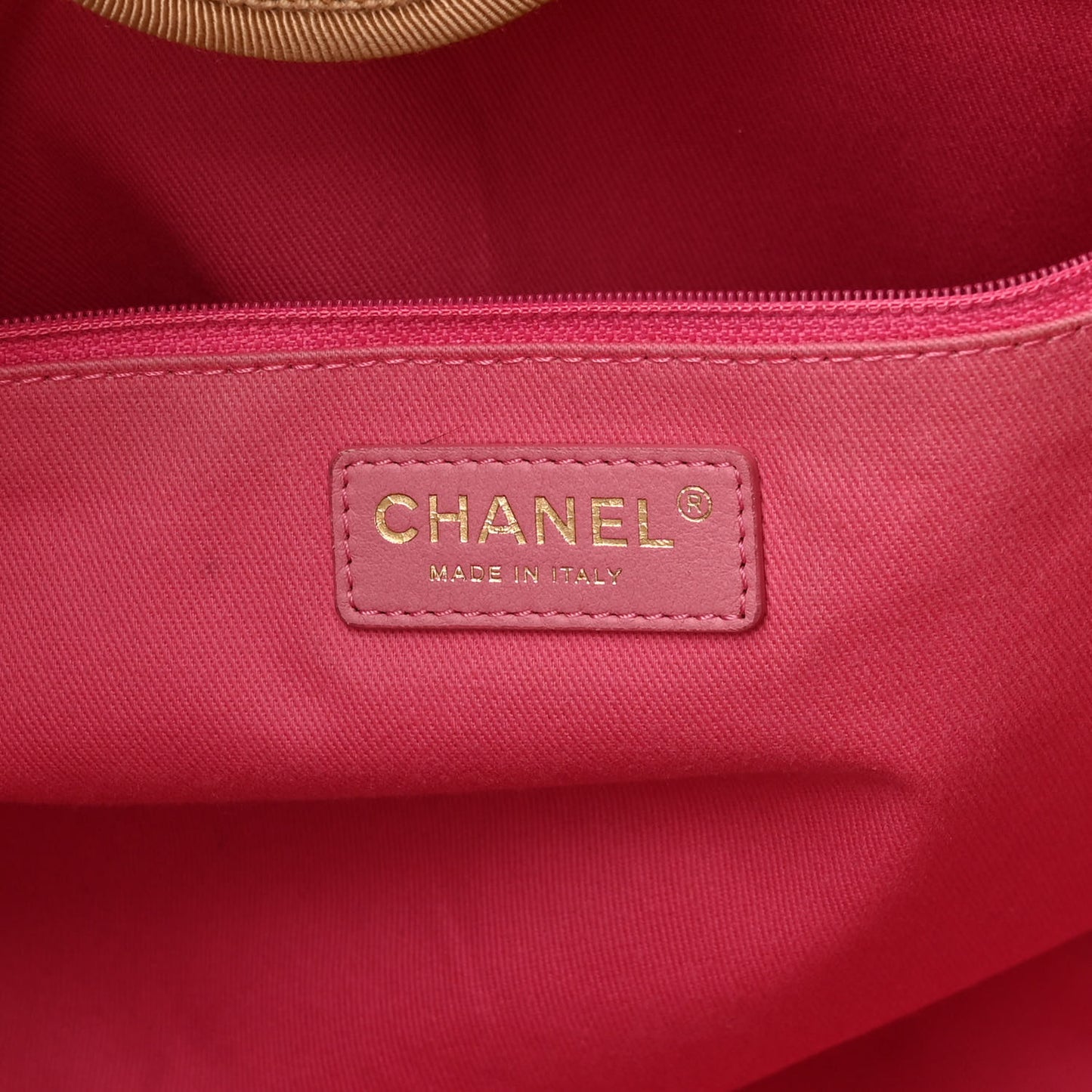 Straw Raffia Calfskin Striped Medium Deauville Tote Black Beige Ivory