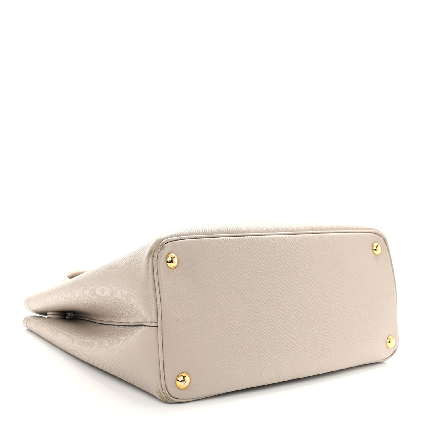 Saffiano Cuir Small Double Bag Pomice