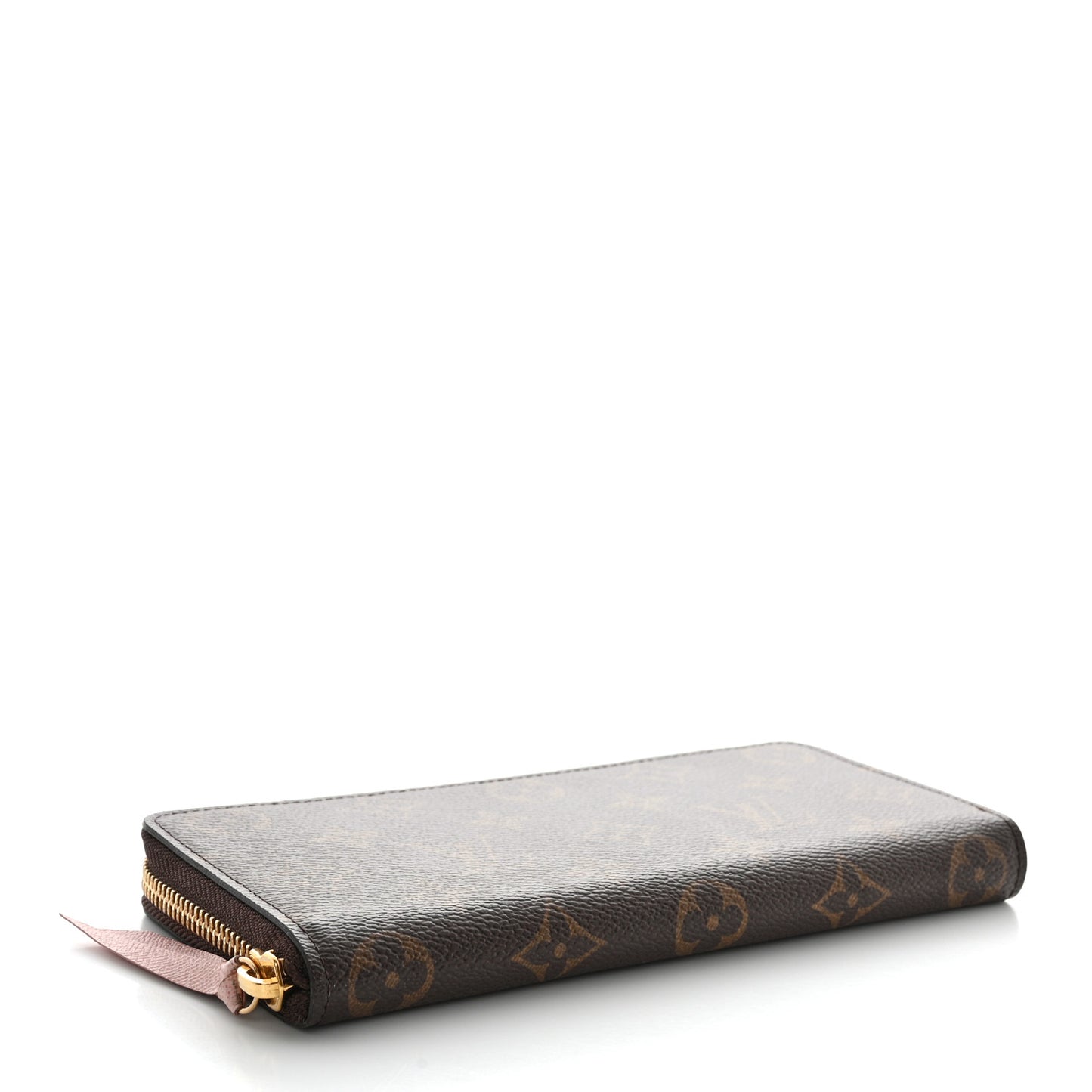 Monogram Clemence Wallet Rose Ballerine