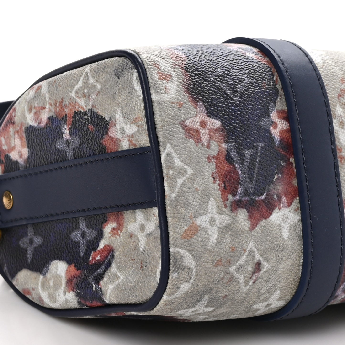 Monogram Bleach Keepall Bandouliere 25 Ink Blue