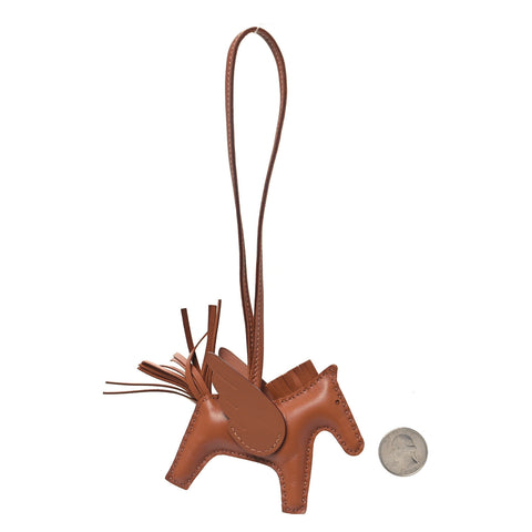 Milo Lambskin Swift Grigri Rodeo Pegase Horse Bag Charm PM Gold