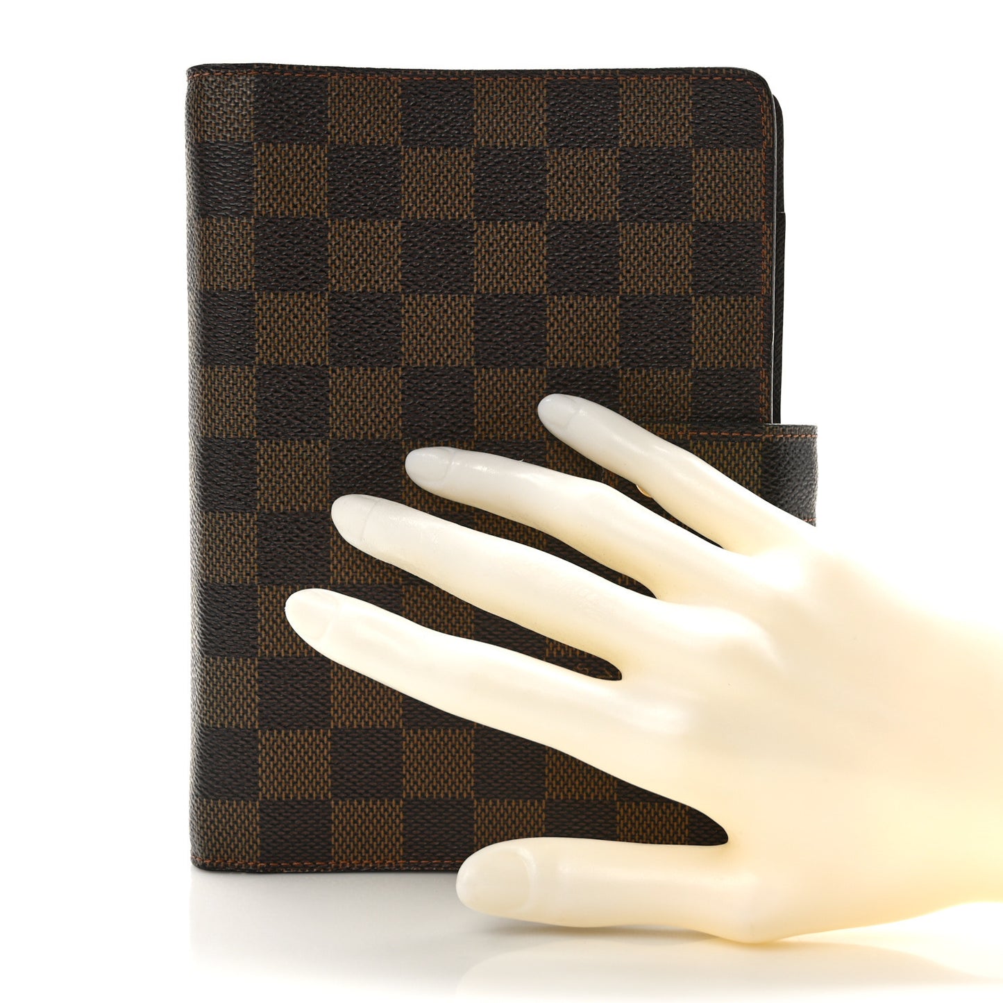 Damier Ebene Medium Ring Agenda Cover
