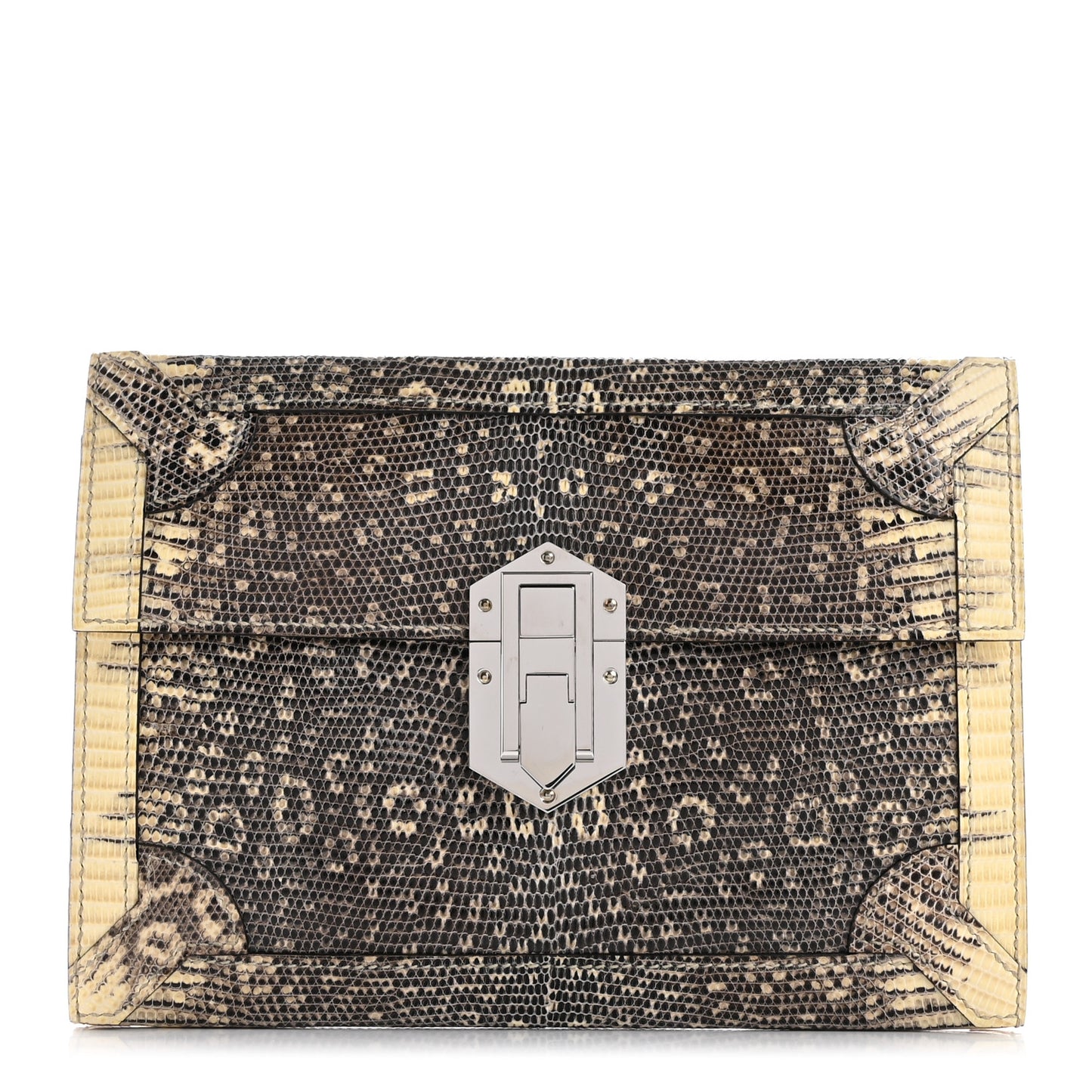 Lizard Fleche D'Or Clutch Ombre