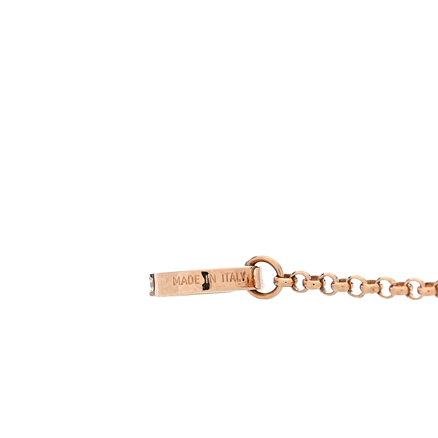 18K Rose Gold Mother of Pearl BVLGARI BVLGARI Pendant Necklace
