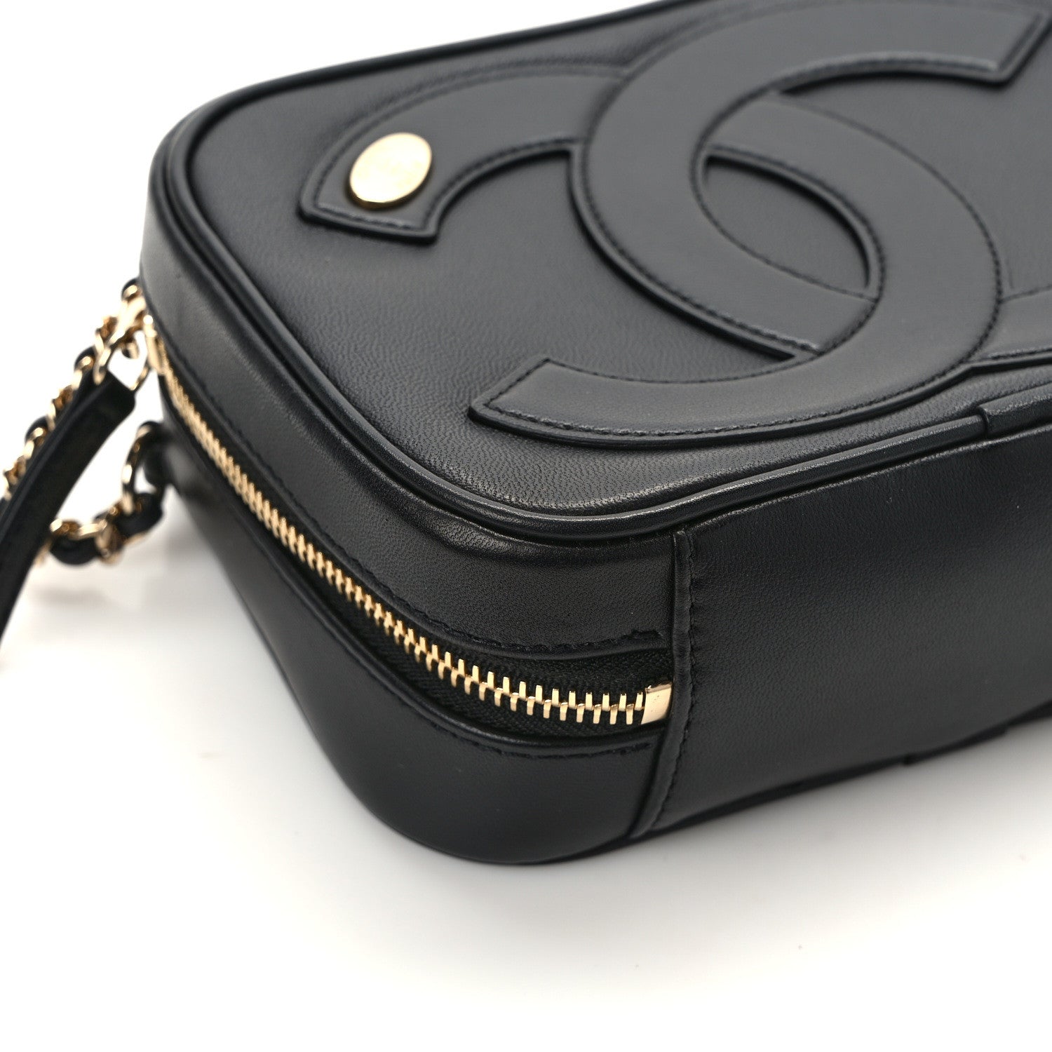 Chanel Lambskin CC Mania Camera Case Black 11 of 12