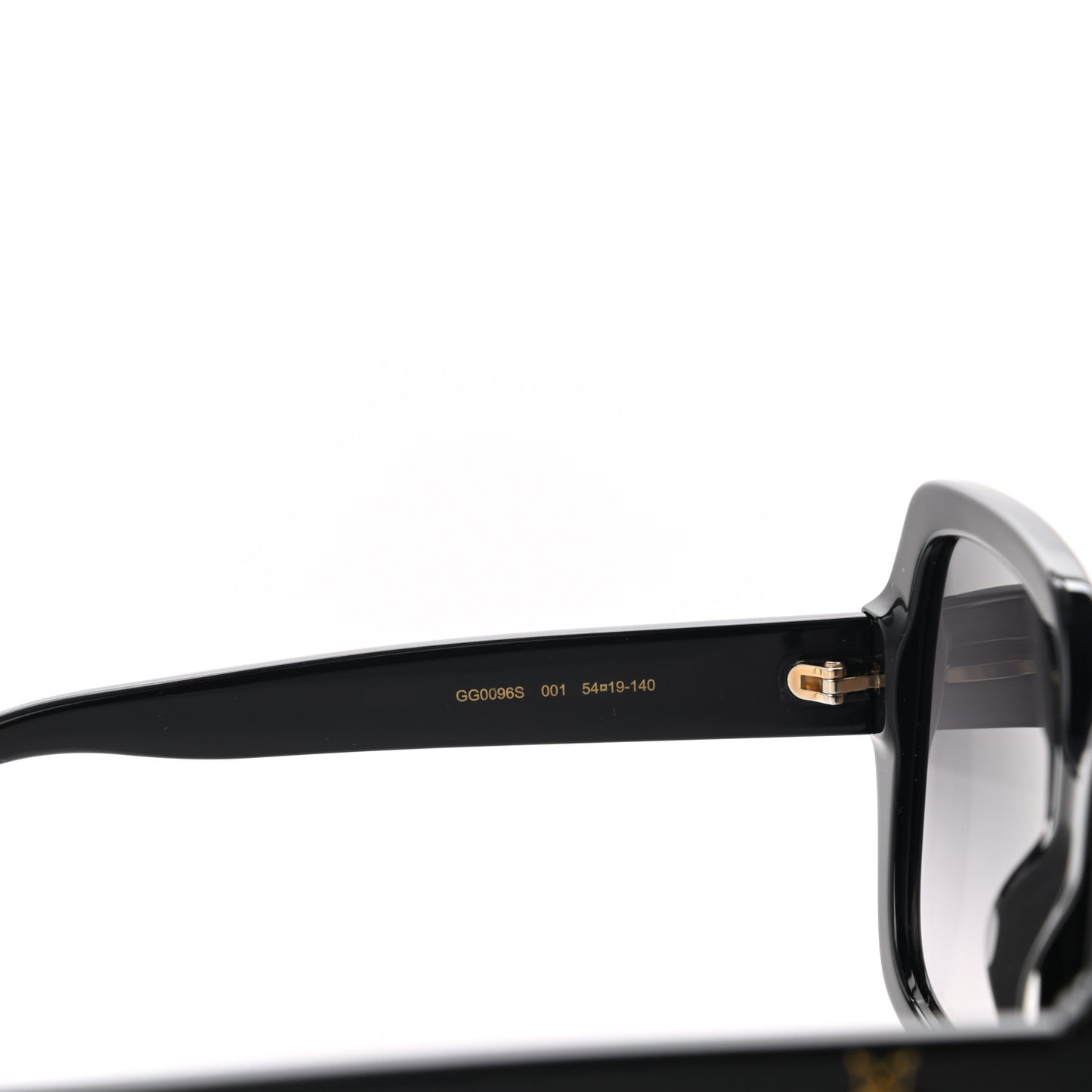 Acetate Square Frame GG0096S Sunglasses Black