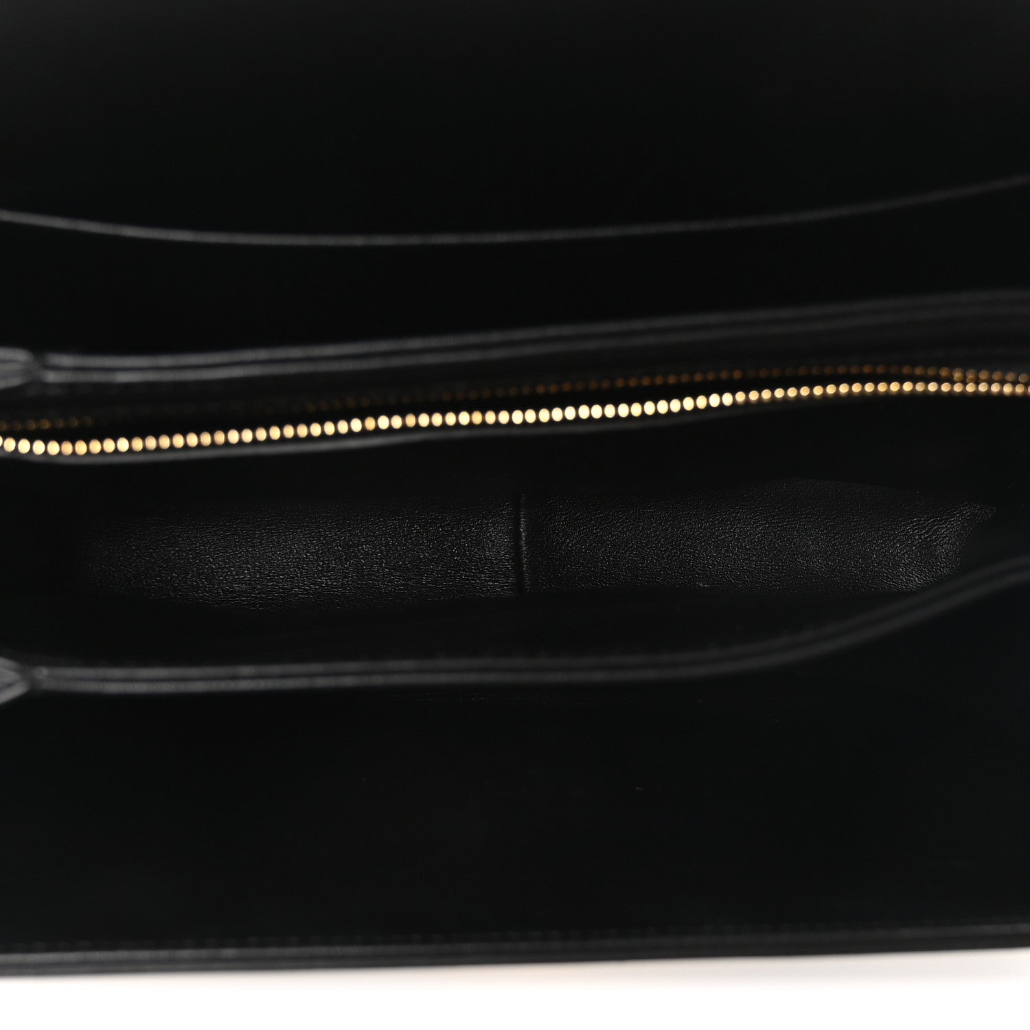 Celine Shiny Calfskin Medium Triomphe Black 5 of 10