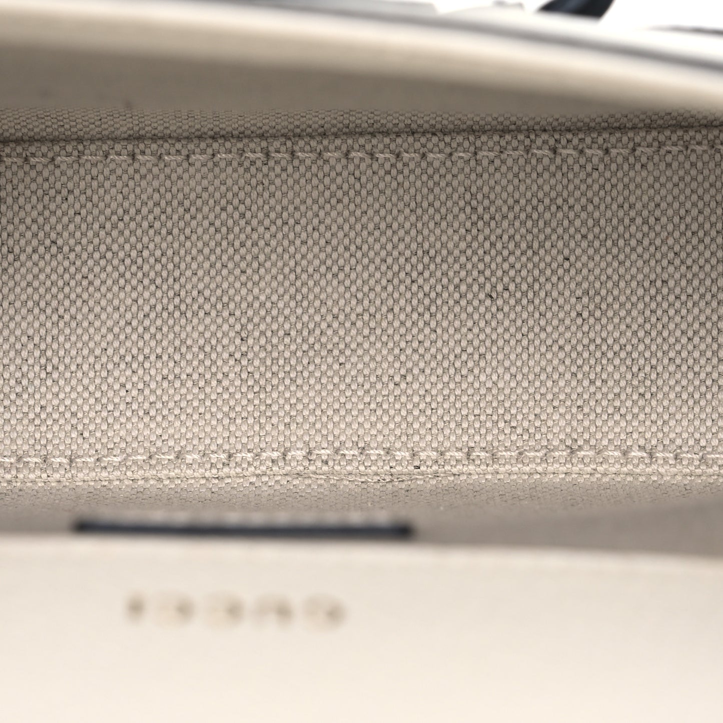 X ADIDAS Textured Dollar Calfskin Web Trefoil Mini Horsebit 1955 Shoulder Bag Off White Black