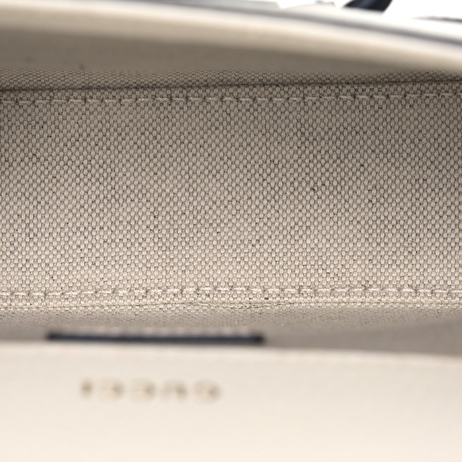 Gucci X ADIDAS Textured Dollar Calfskin Web Trefoil Mini Horsebit 1955 Shoulder Bag Off White Black 5 of 10