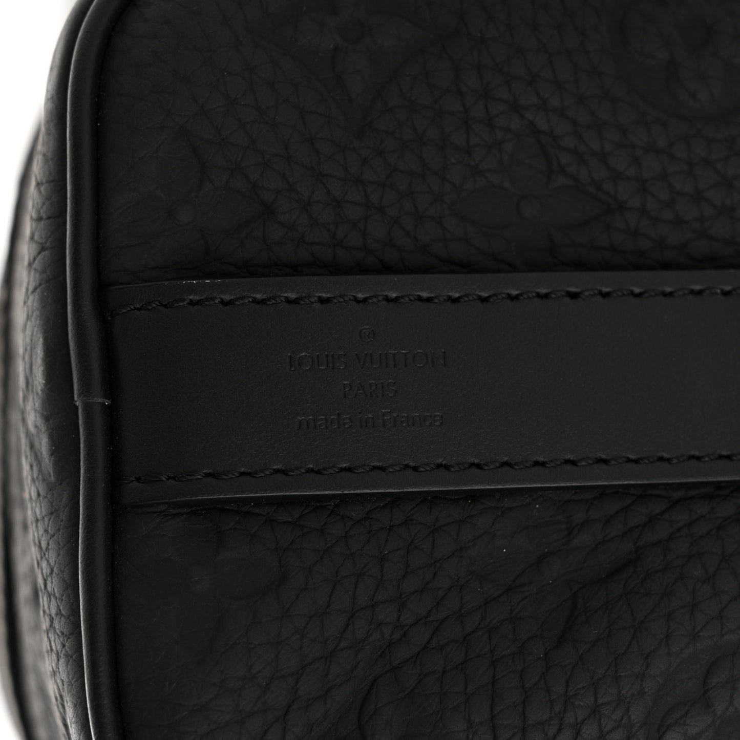 Monogram Taurillon Keepall Bandouliere 25 Black