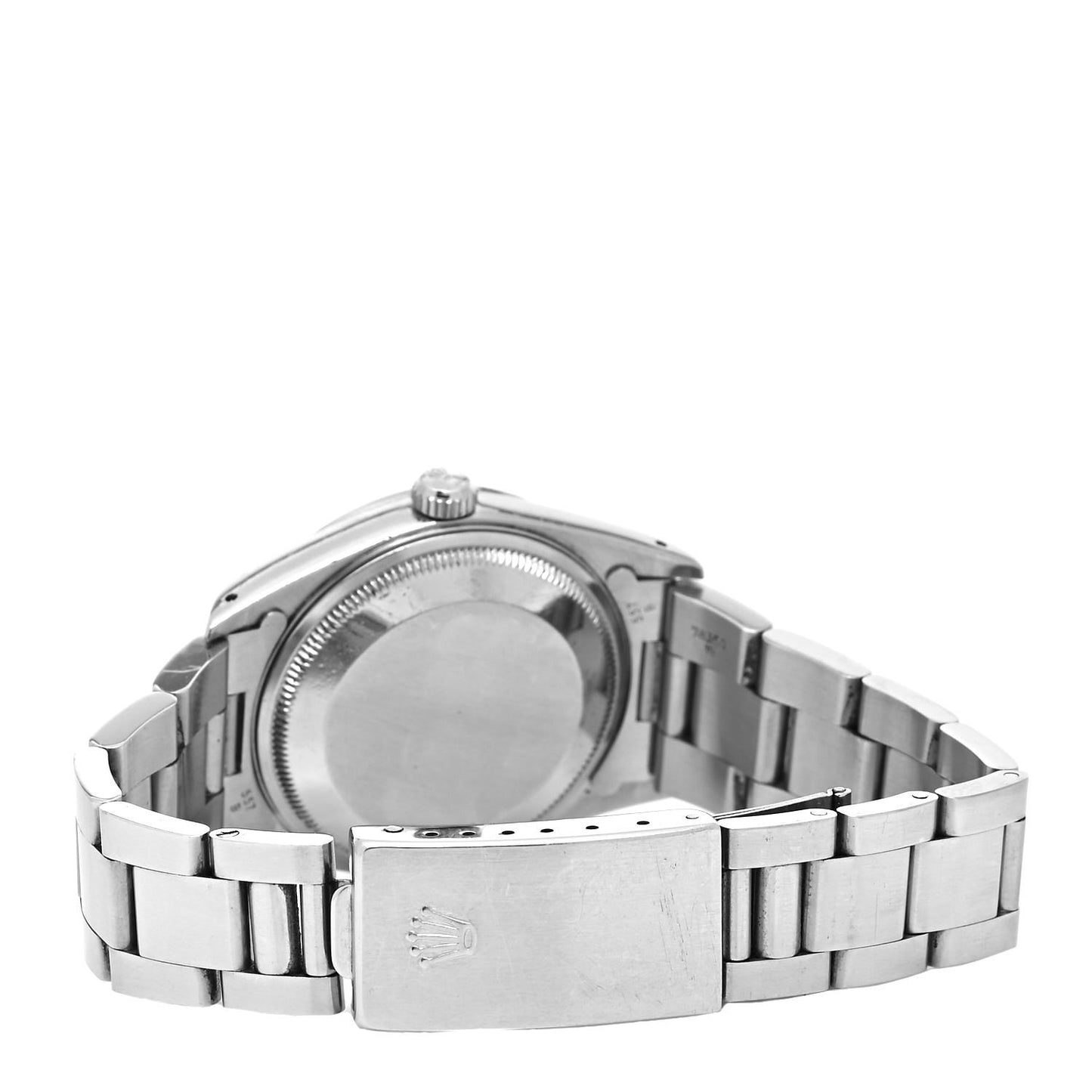 Stainless Steel 34mm Oyster Perpetual Date Watch White Roman 15200
