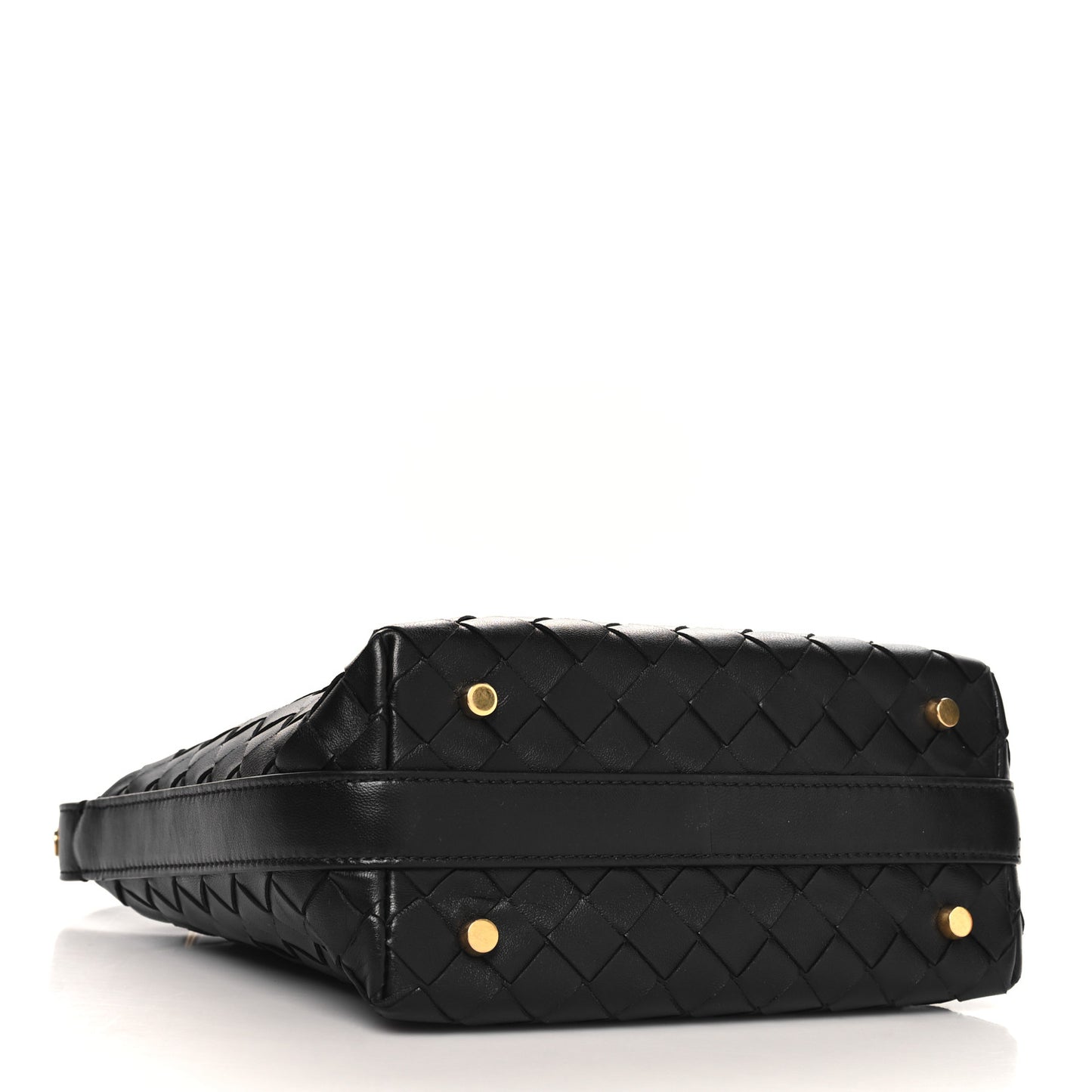 Calfskin Nappa Intrecciato Mini Wallace Black