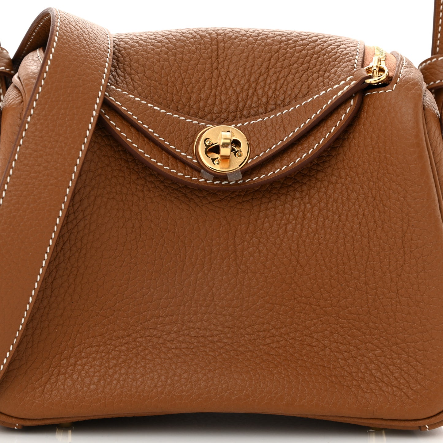 Taurillon Clemence Mini Lindy 20 Gold