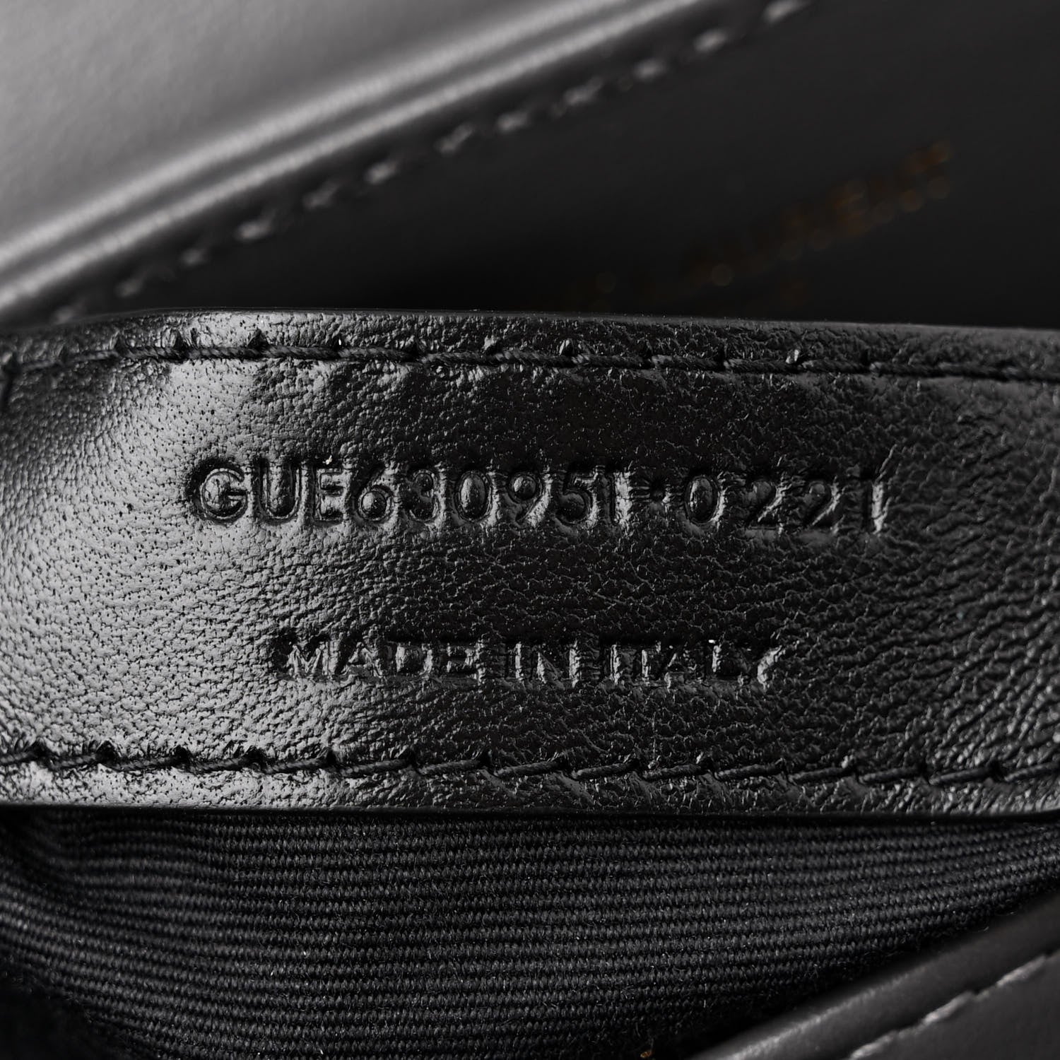 Saint Laurent Calfskin Y Quilted Monogram Toy Loulou Crossbody Bag Storm 7 of 13