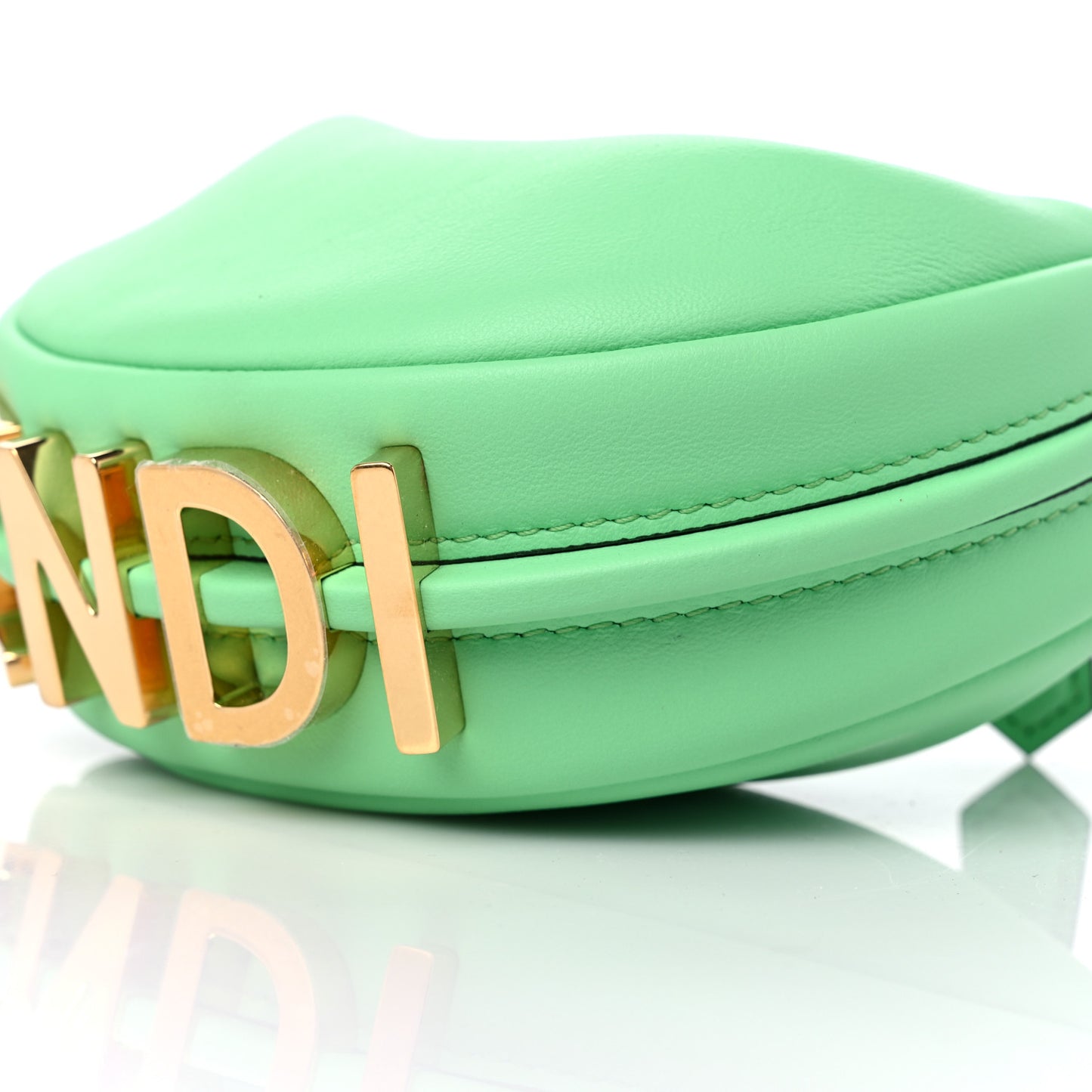Vitello Grace New Matte Nano Fendigraphy Hobo Charm Edamame
