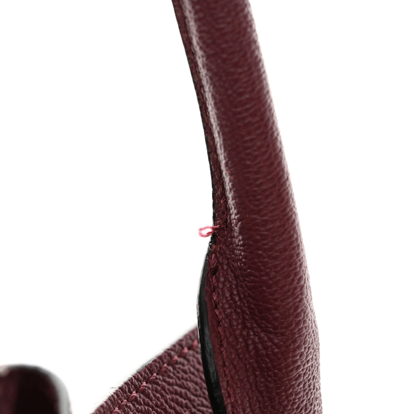 Soft Grain Medium Buckle Tote Dark Plum