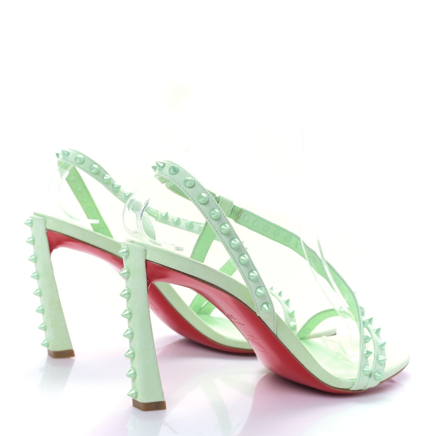 Suede Rosa Condorapik 85 Spike Sandals 38.5 Studio Green