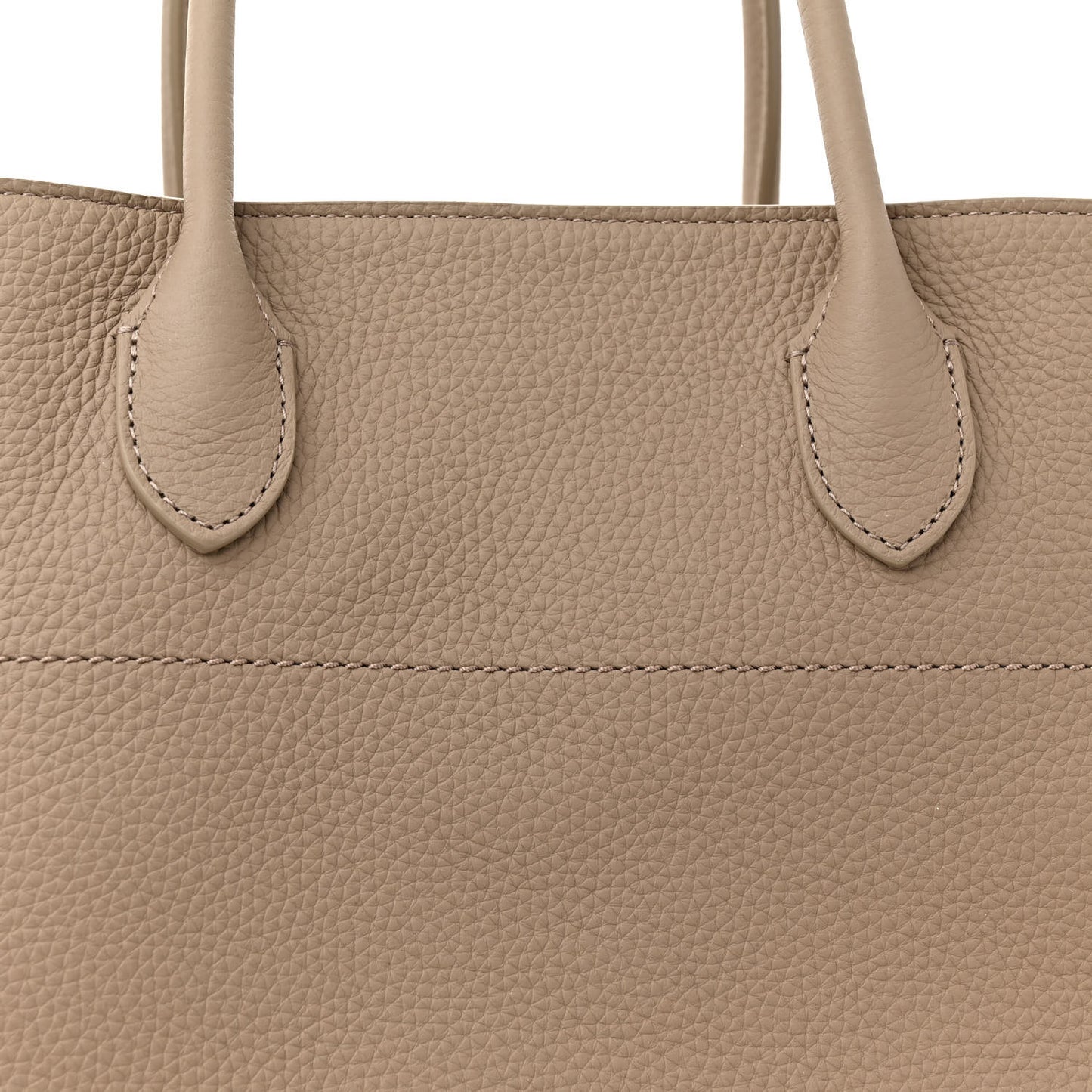 Matte Grained Calfskin Soft Margaux 15 Dark Taupe
