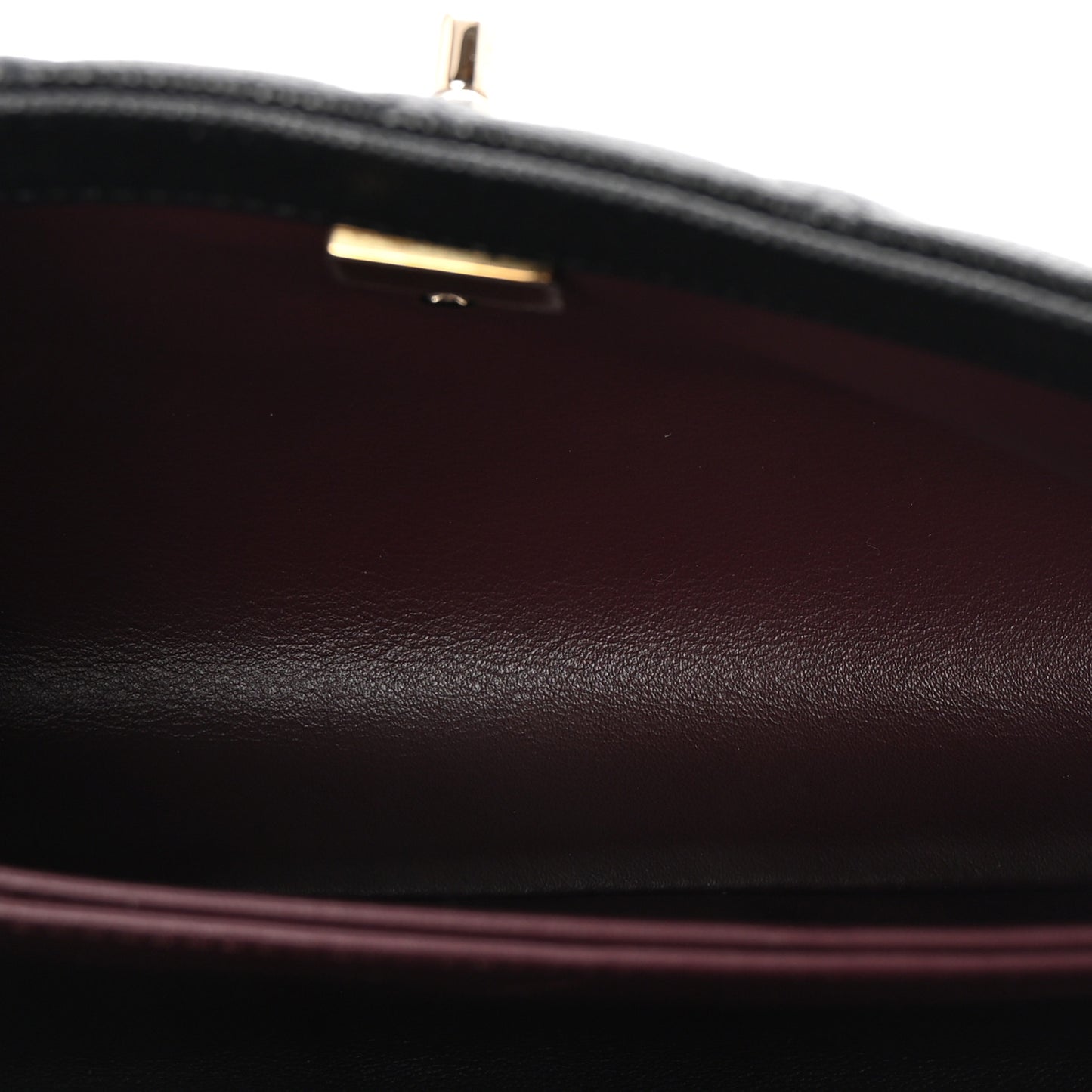 Caviar Quilted Mini Coco Handle Flap Black