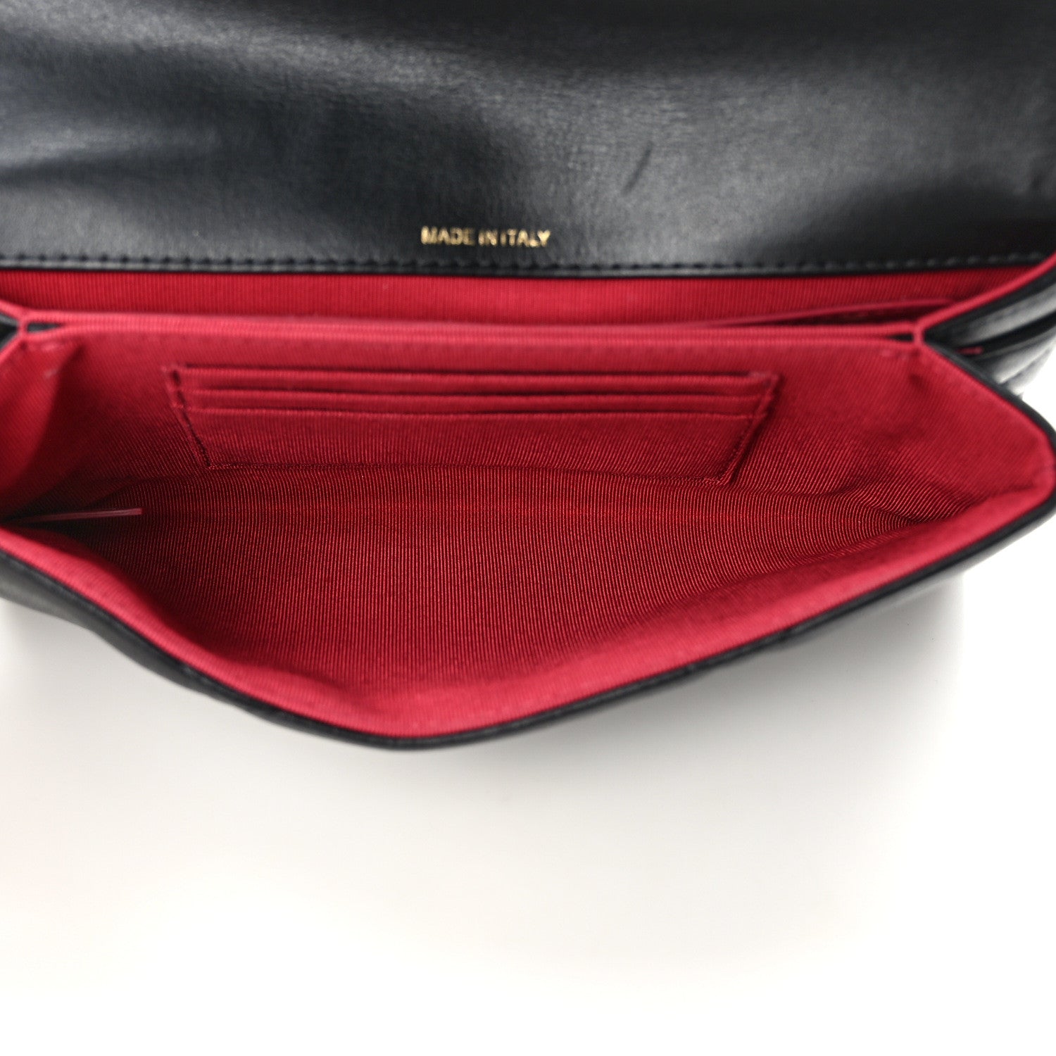 Chanel Lambskin Quilted Chanel 19 Flap Clutch Black 5 of 8